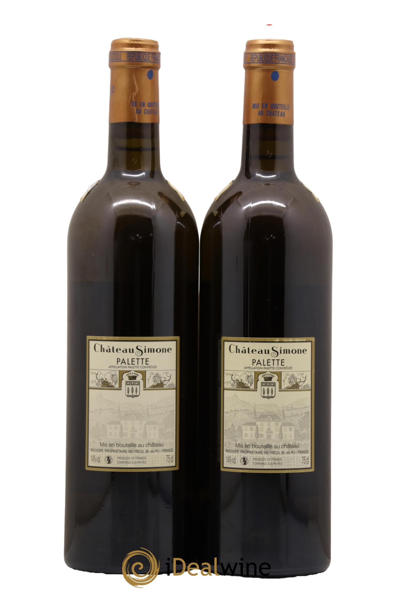 Palette Château Simone Famille Rougier 2020 - Posten von 2 Flaschen - 1
