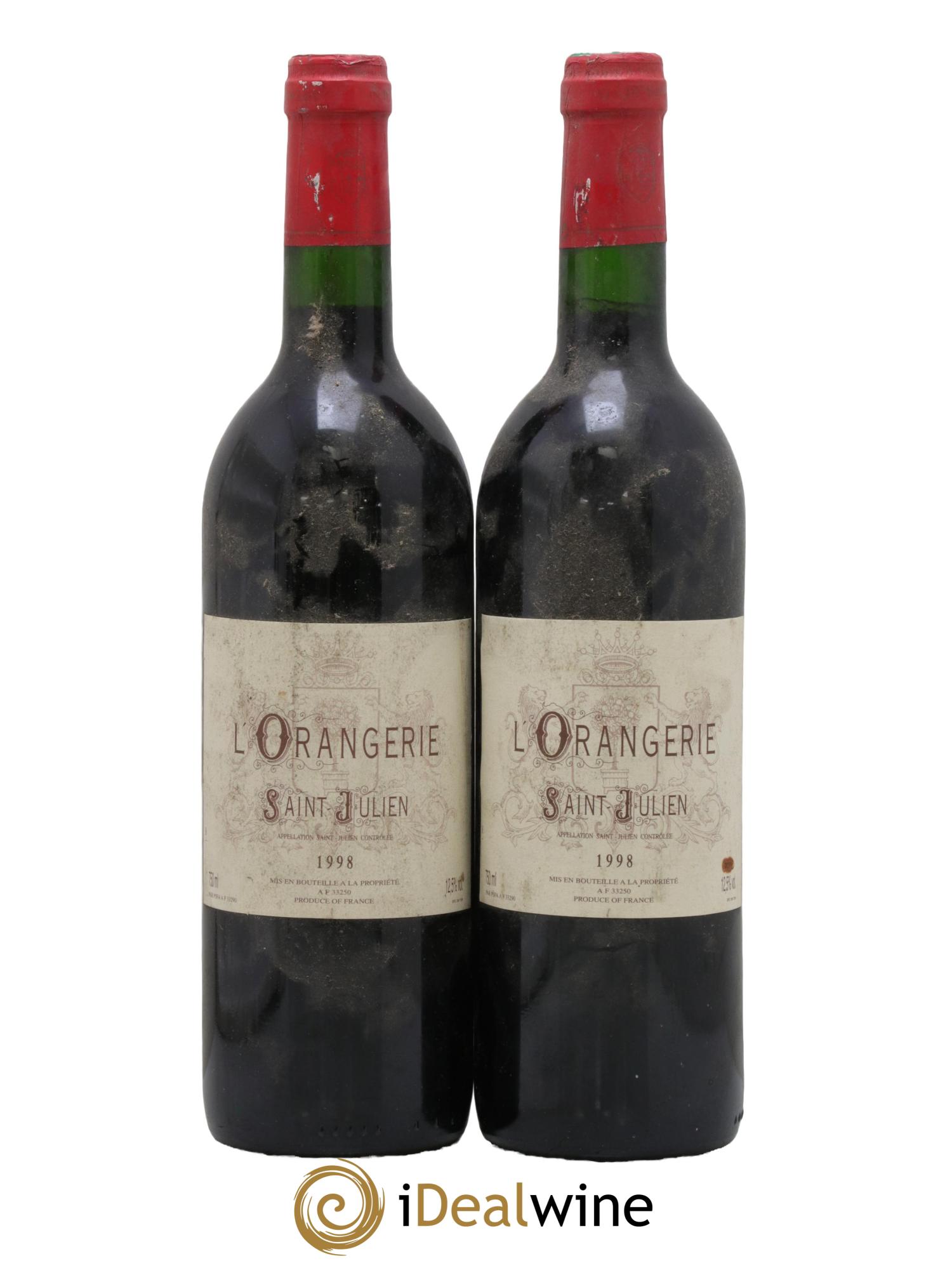 Saint-Julien L'Orangerie 1998 - Lot de 2 bouteilles - 0