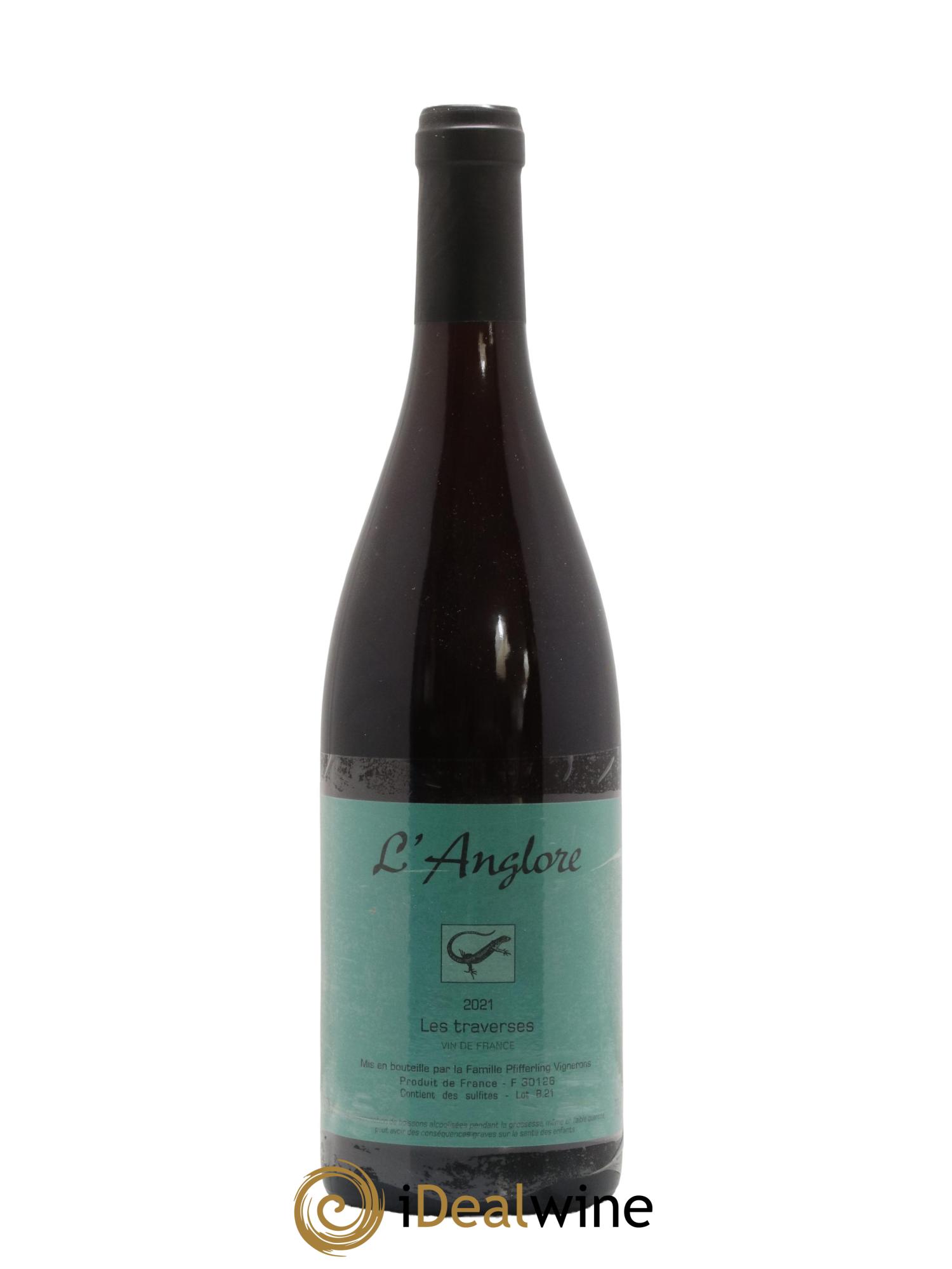 Vin de France Les Traverses L'Anglore 2021 - Lot de 1 bouteille - 0
