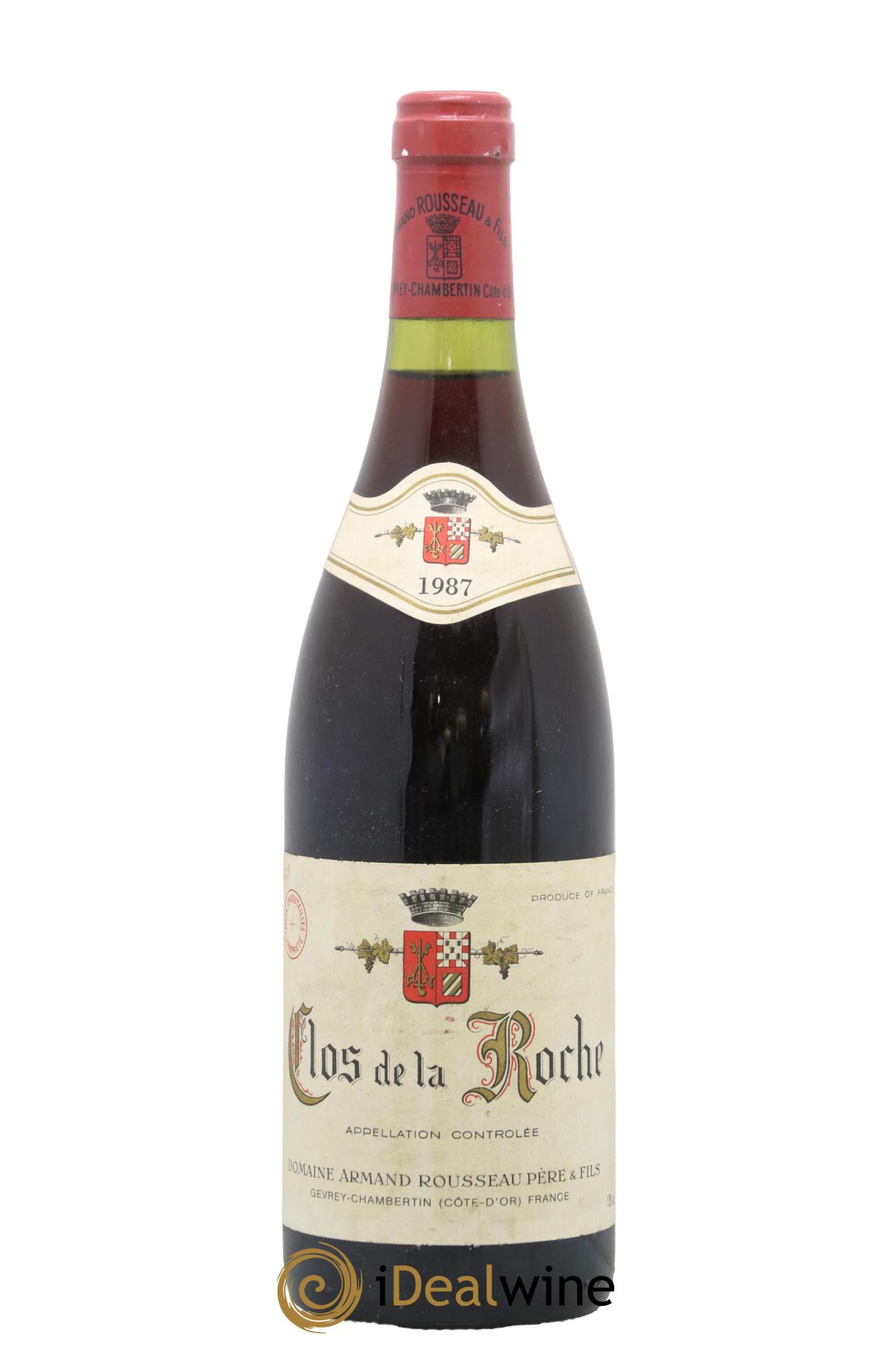 Clos de la Roche Grand Cru Armand Rousseau (Domaine) 1987 - Lot of 1 bottle - 0
