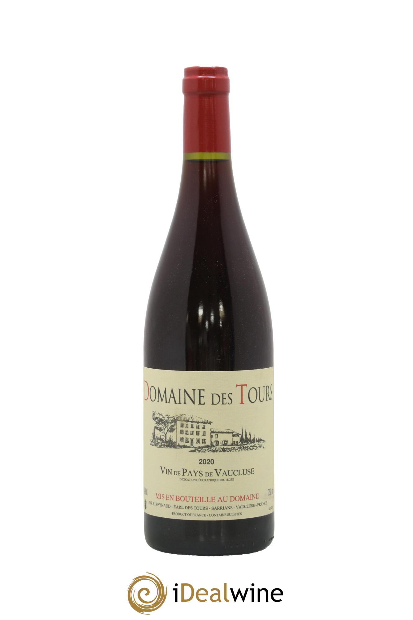 Vaucluse (Vin de Pays de Vaucluse) Domaine des Tours Emmanuel Reynaud 2020 - Lot de 1 bouteille - 0