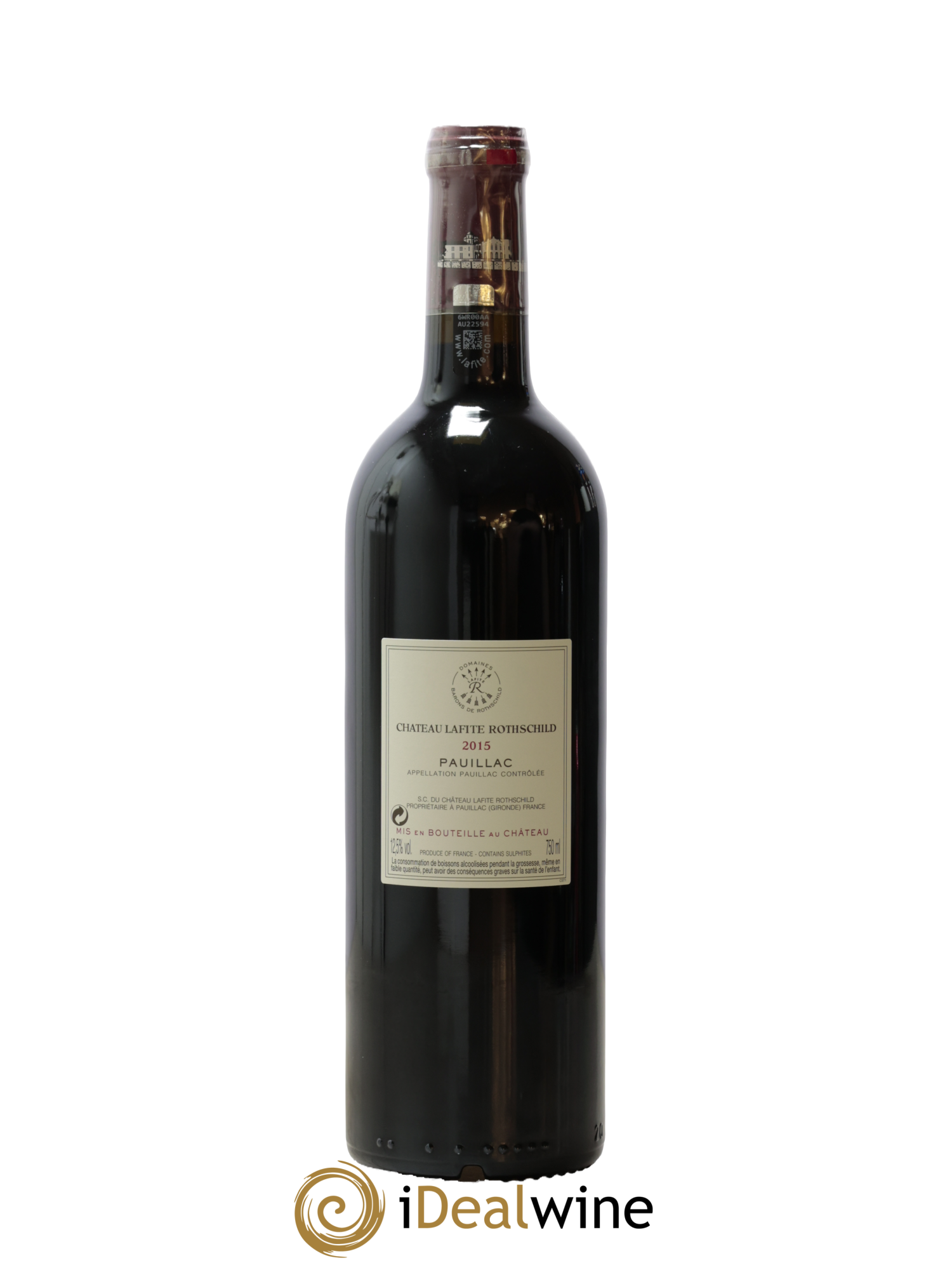 Château Lafite Rothschild 1er Grand Cru Classé 2015 - Lot de 1 bouteille - 1