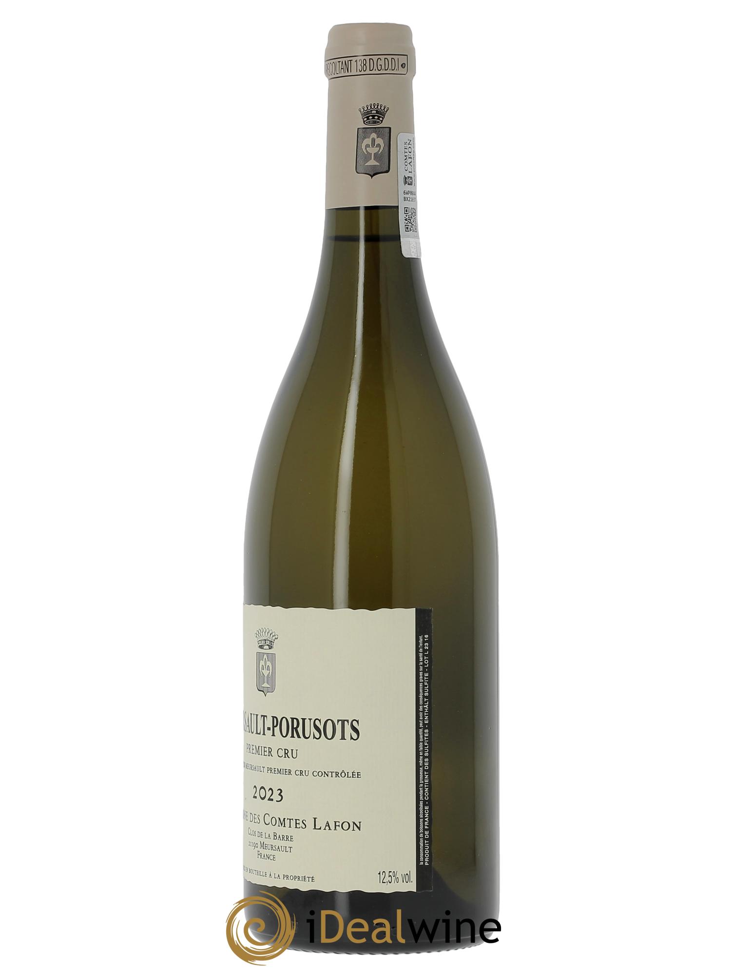 Meursault 1er Cru Porusots Comtes Lafon (Domaine des)  2023 - Lot de 1 bouteille - 1