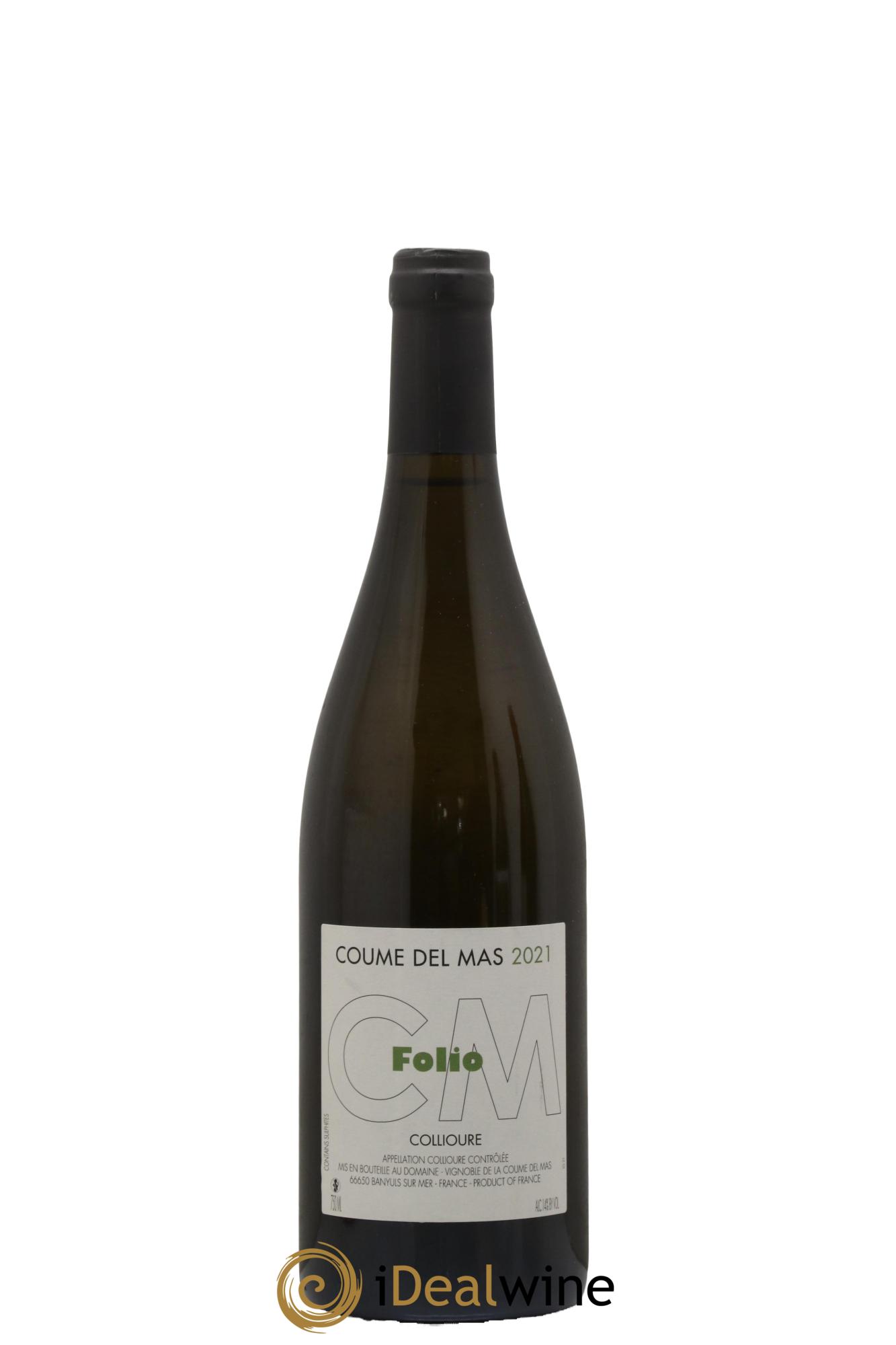 Collioure Coume del Mas Folio 2021 - Lot de 1 bouteille - 0