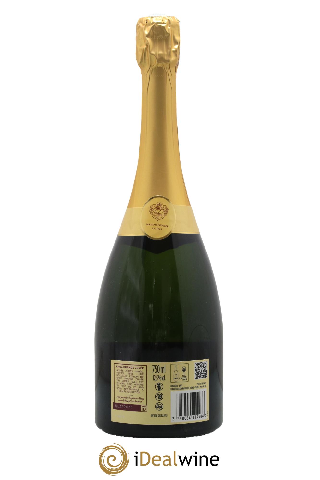 Grande Cuvée Brut - 171ème édition Krug - Lot de 1 bouteille - 1