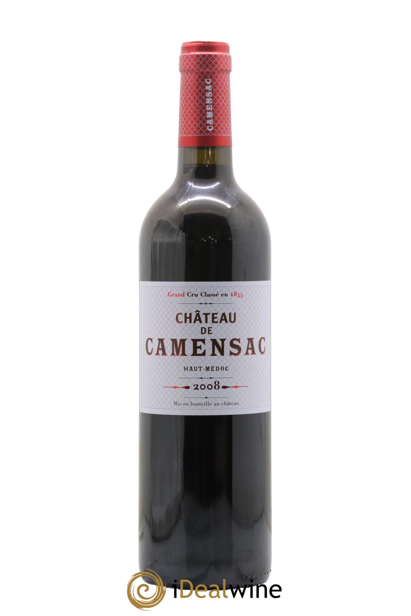 Château Camensac 5ème Grand Cru Classé 2008 - Lot de 1 bouteille - 0