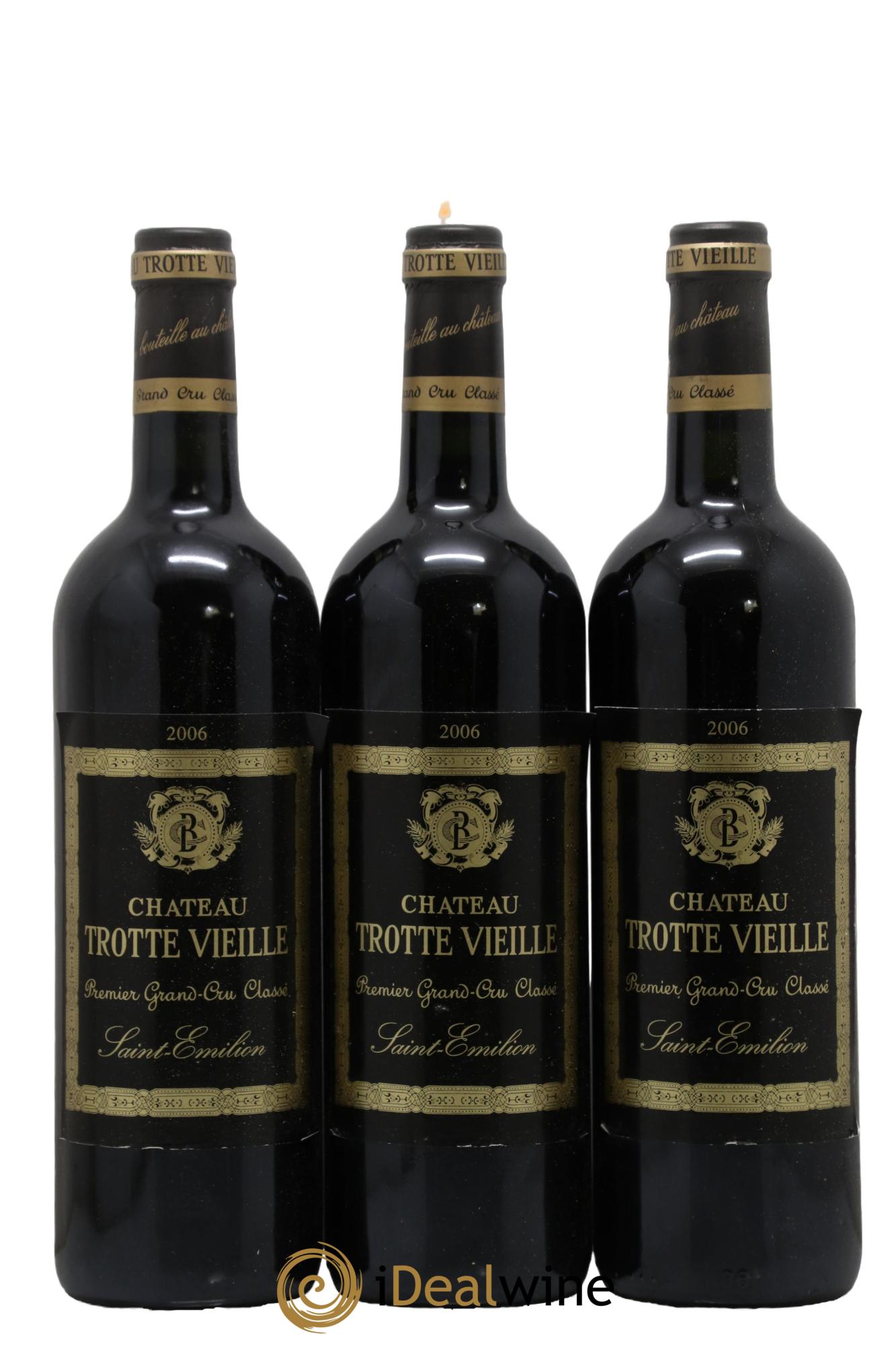 Château Trotte Vieille 1er Grand Cru Classé B  2006 - Posten von 6 Flaschen - 2