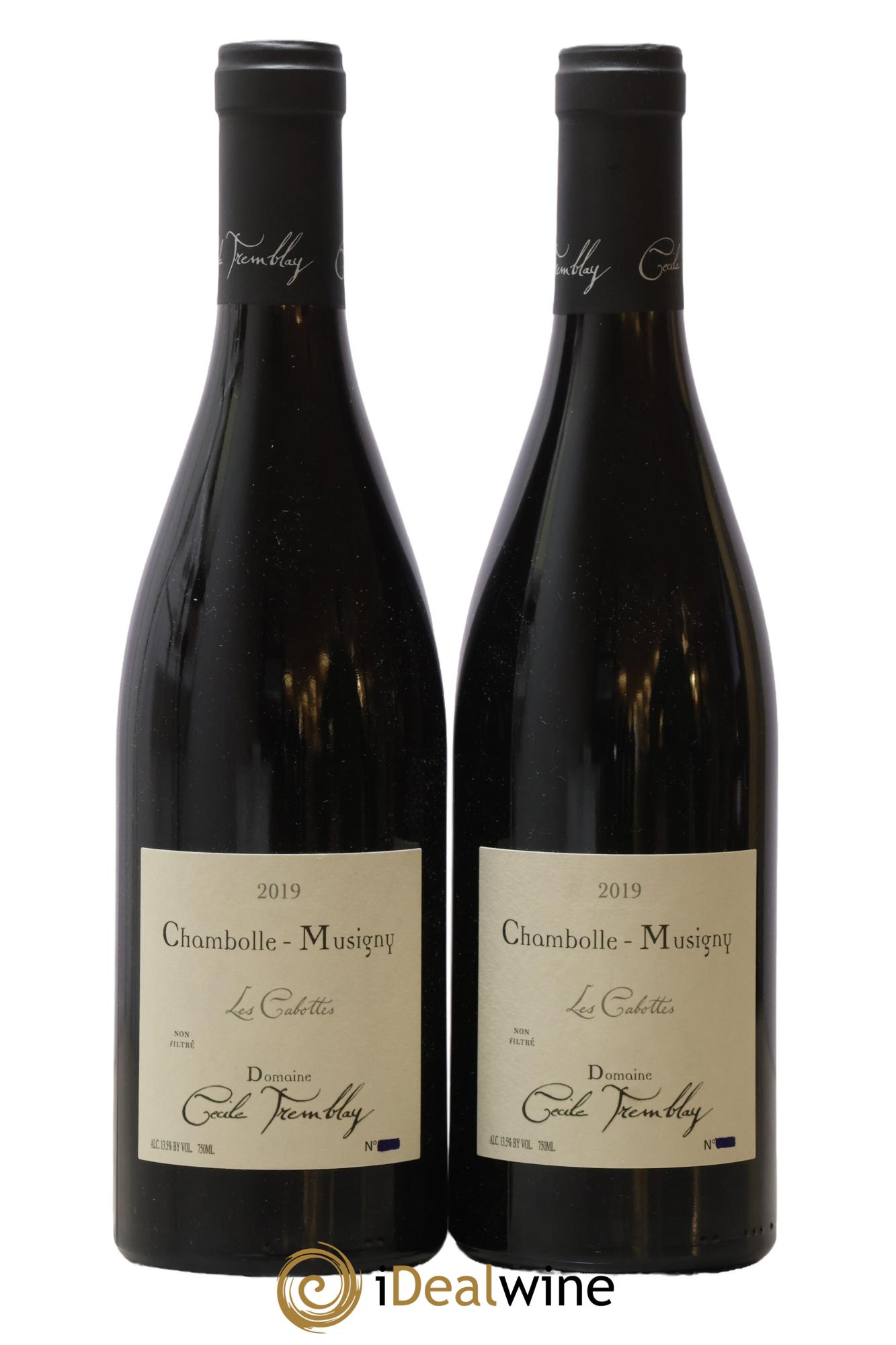 Chambolle-Musigny Les Cabottes Cécile Tremblay 2019 - Lot de 2 bouteilles - 0