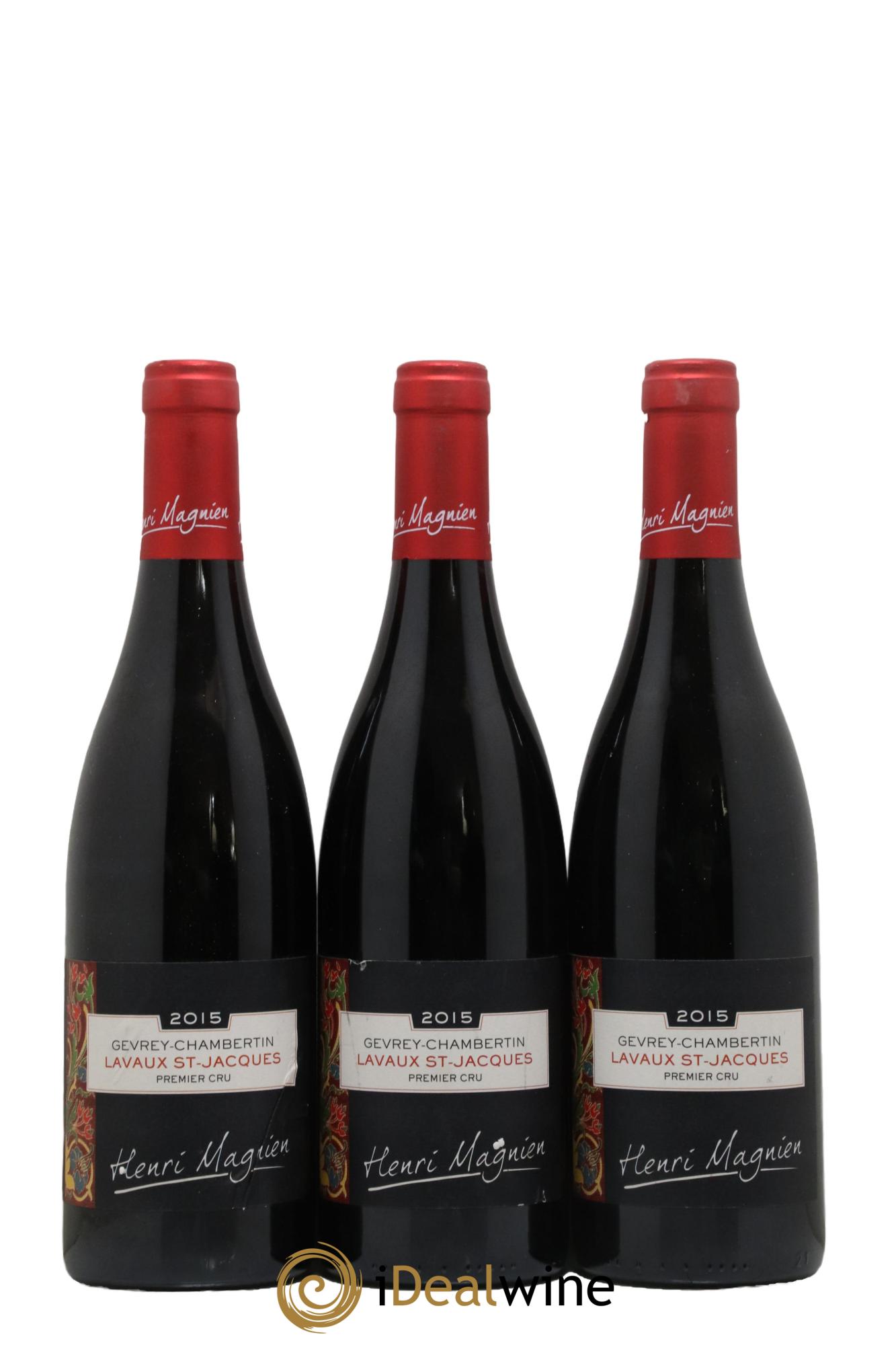Gevrey-Chambertin 1er Cru Lavaux Saint-Jacques Henri Magnien (Domaine) 2015 - Lot de 3 bouteilles - 0