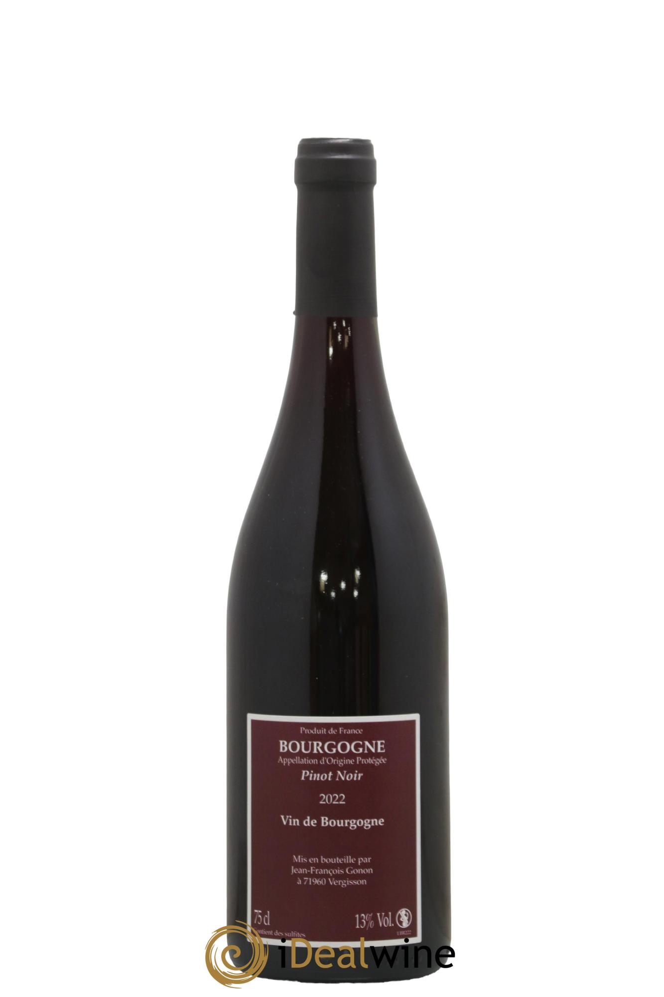 Bourgogne Pinot Noir Jean-François Gonon 2022 - Lot de 1 bouteille - 0