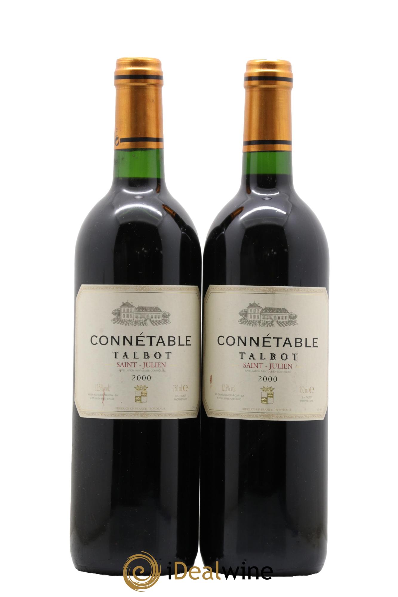 Connétable de Talbot Second Vin 2000 - Lot of 2 bottles - 0