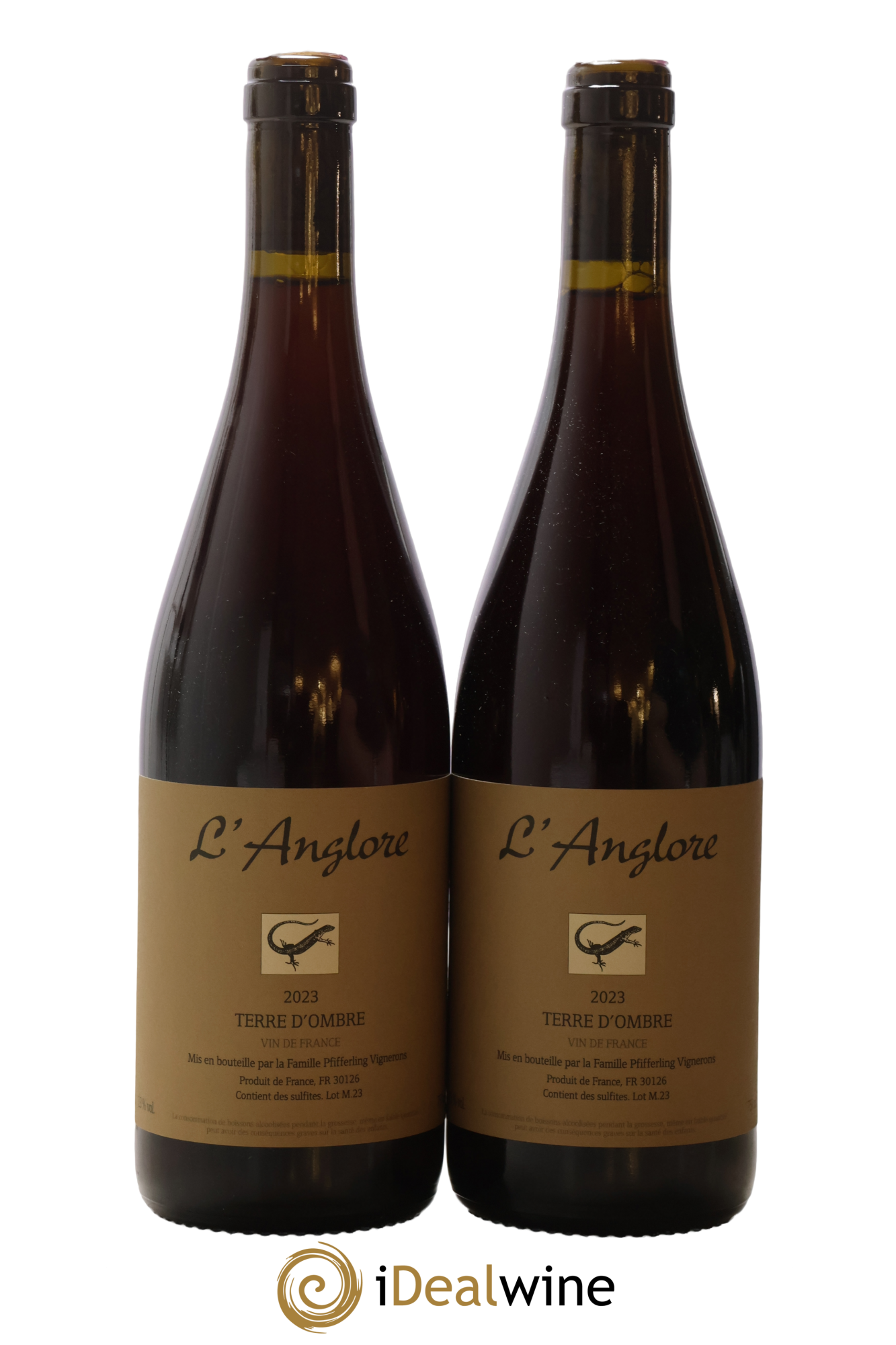 Vin de France Terre d'Ombre L'Anglore 2023 - Lot de 2 bouteilles - 0