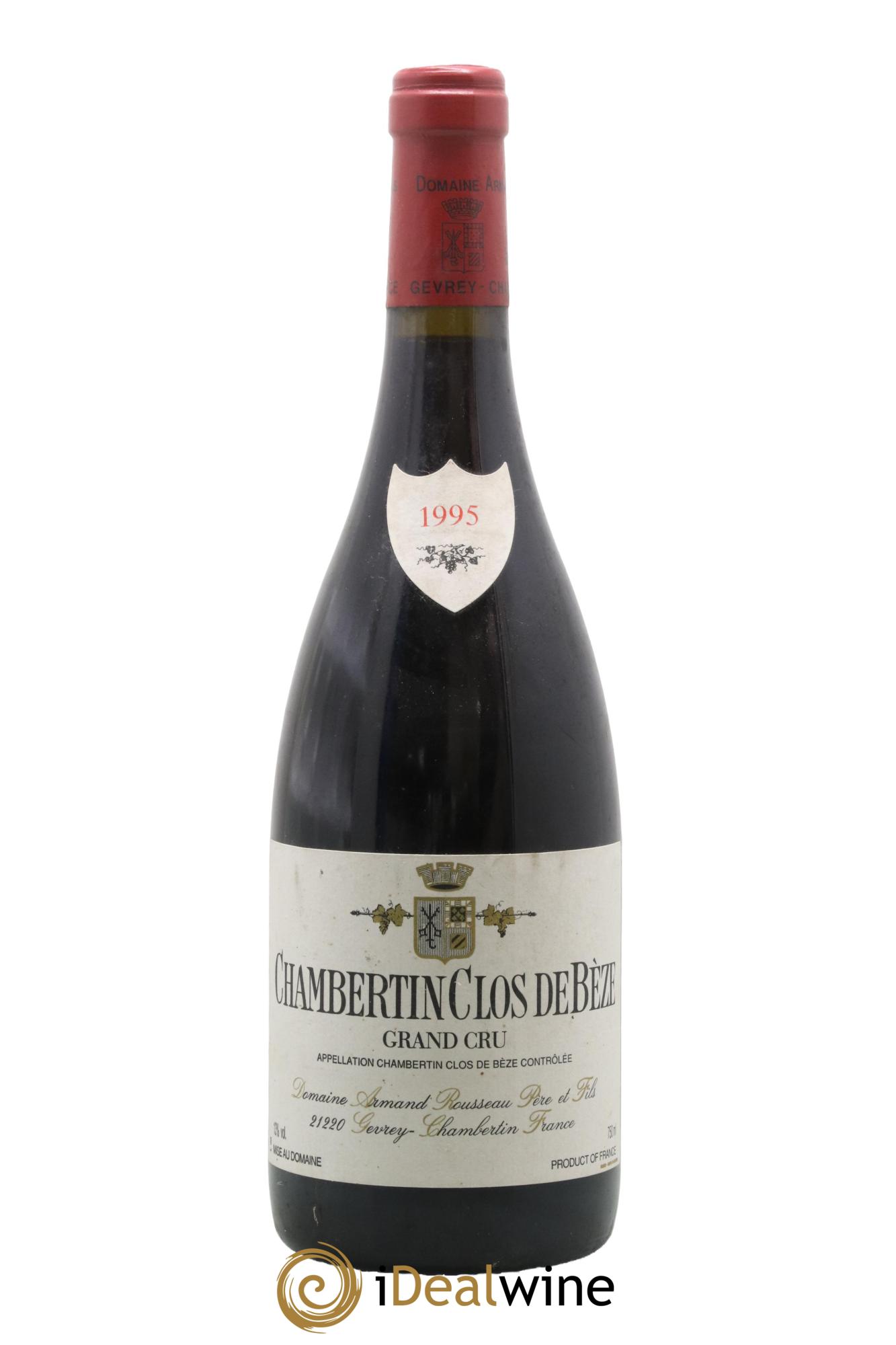 Chambertin Clos de Bèze Grand Cru Armand Rousseau (Domaine) 1995 - Lot de 1 bouteille - 0