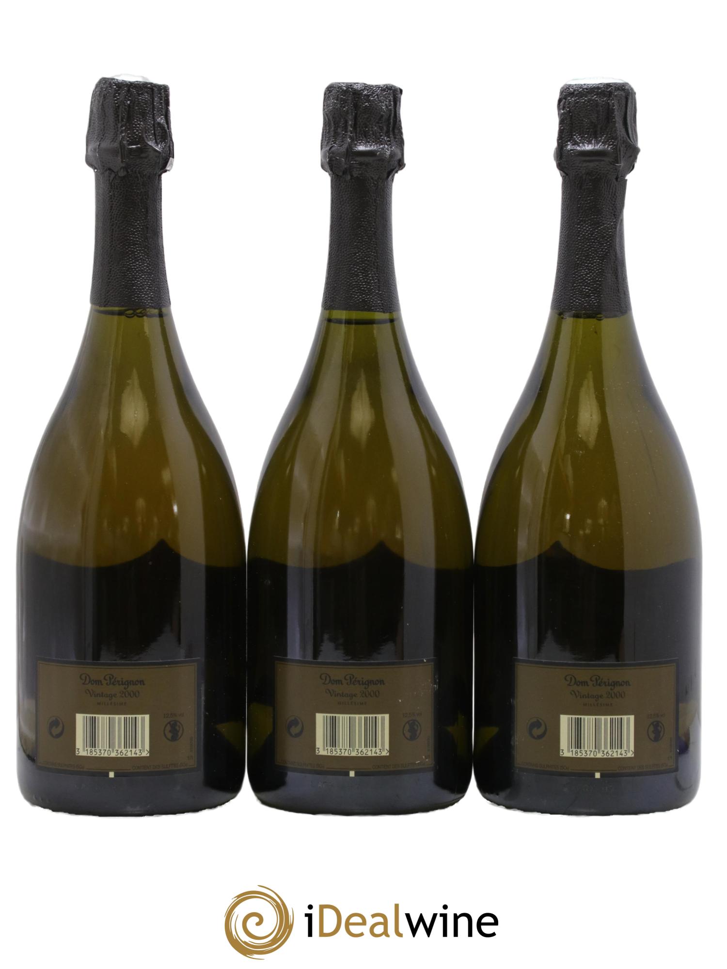 Brut Dom Pérignon 2000 - Lot de 3 bouteilles - 1