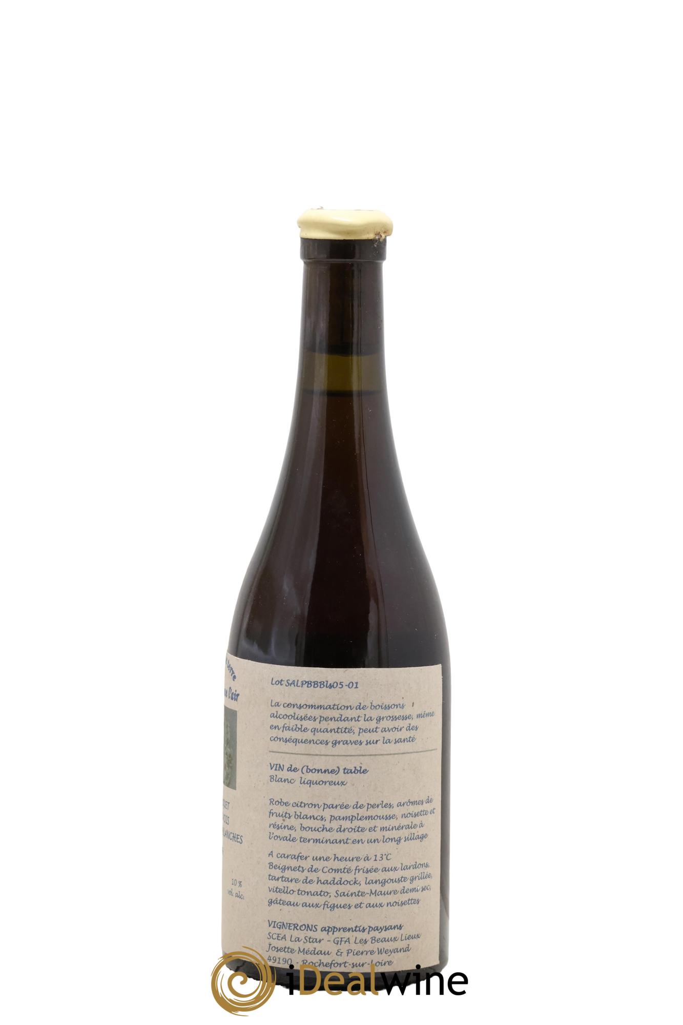 Vin de France Bouquet du Paradis Des Bonnes Blanches  Un Vin de Terre Libre Comme l'Air Josettz Medau et Pierre Weyand 2006 - Posten von 1 Format 50cl - 1