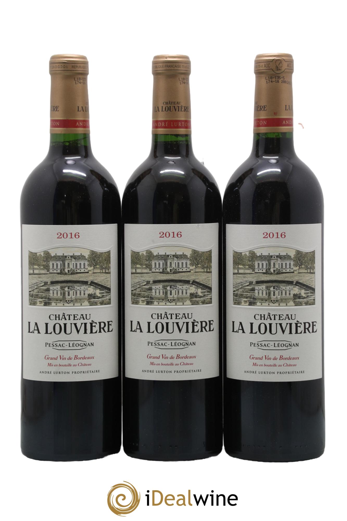 Château la Louvière 2016 - Posten von 6 Flaschen - 2