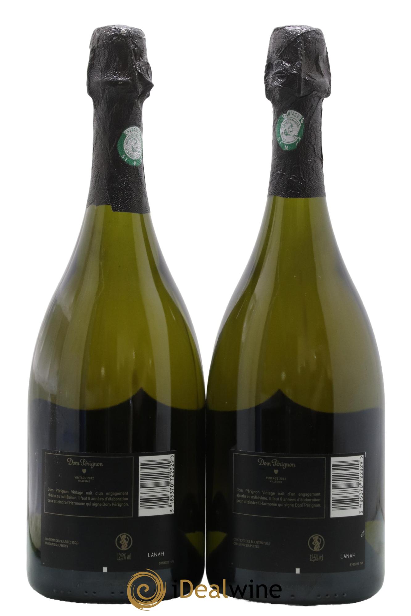 1ère Plenitude (P1) Dom Pérignon 2012 - Lot of 2 bottles - 1
