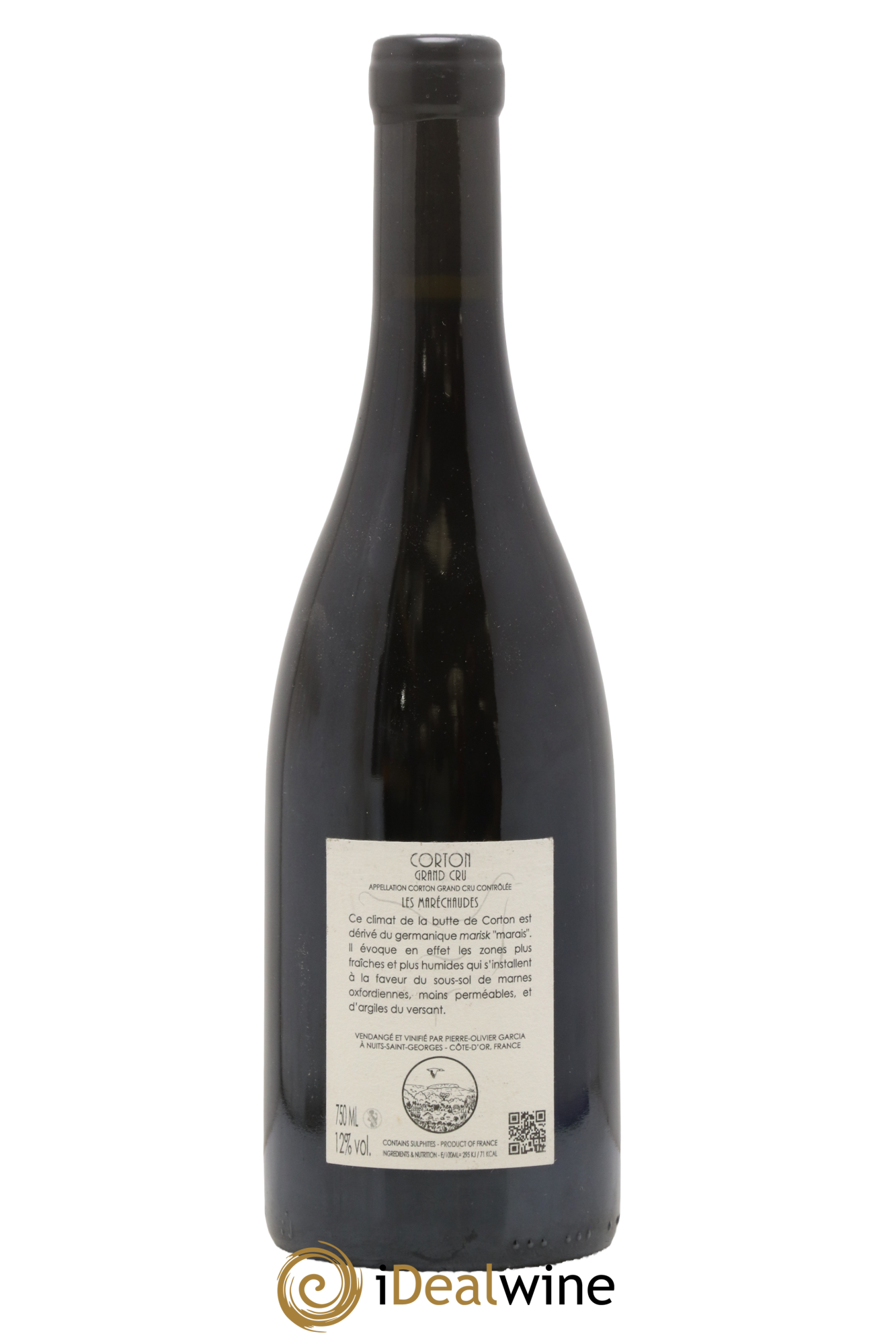 Corton Grand Cru Les Maréchaudes Pierre Olivier Garcia 2024 - Lot de 1 bouteille - 1