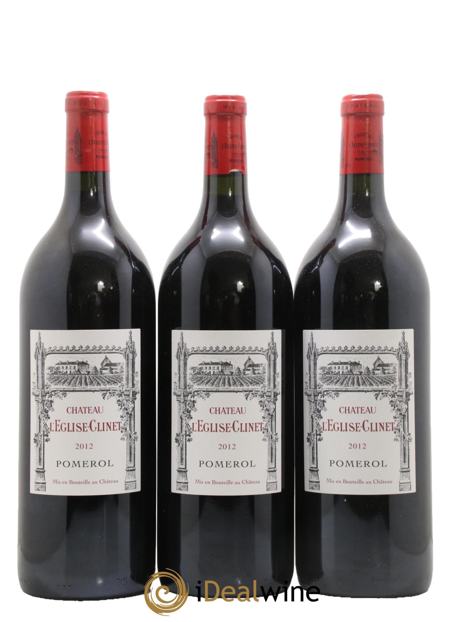 Château l' Église Clinet 2012 - Lot de 3 magnums - 0
