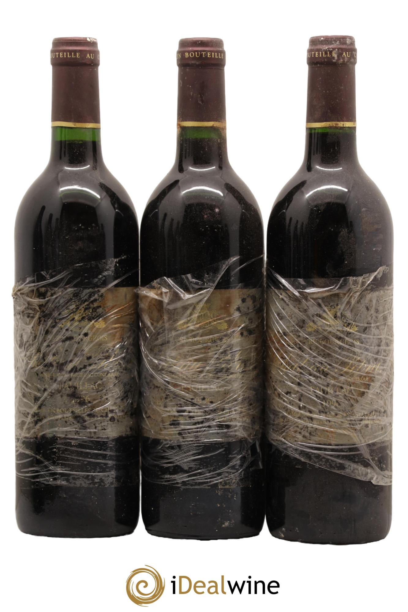 Château Pibran 1996 - Posten von 3 Flaschen - 0