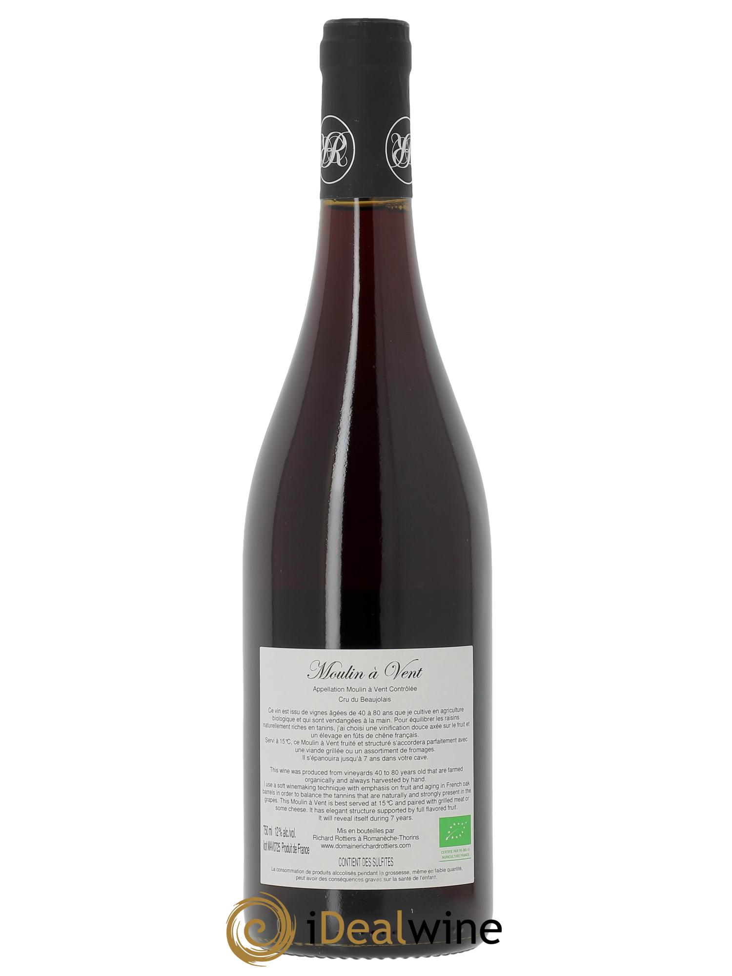 Moulin-à-Vent Richard Rottiers (Domaine)  2023 - Posten von 1 Flasche - 1