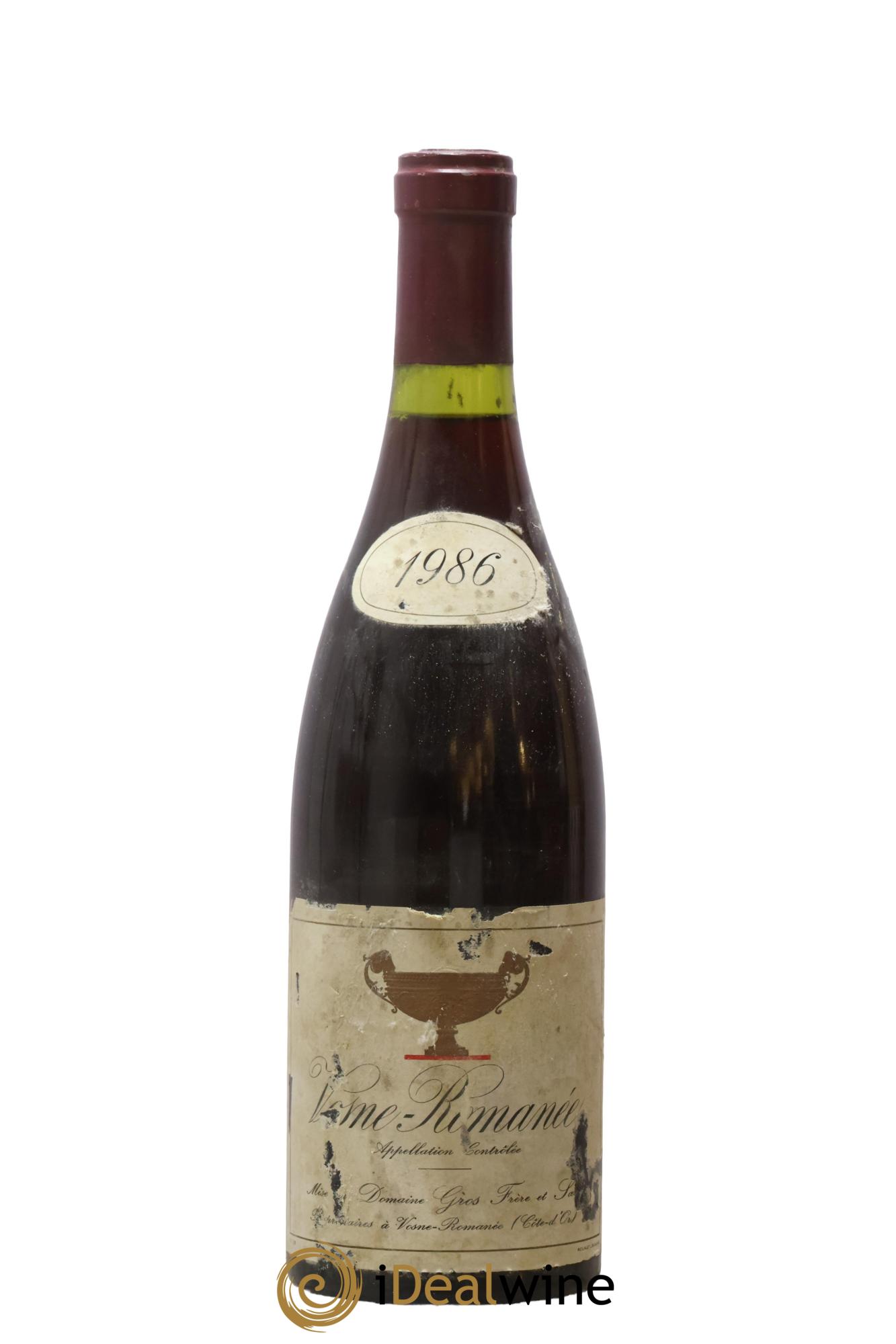 Vosne-Romanée Gros Frère & Soeur 1986 - Lot de 1 bouteille - 0