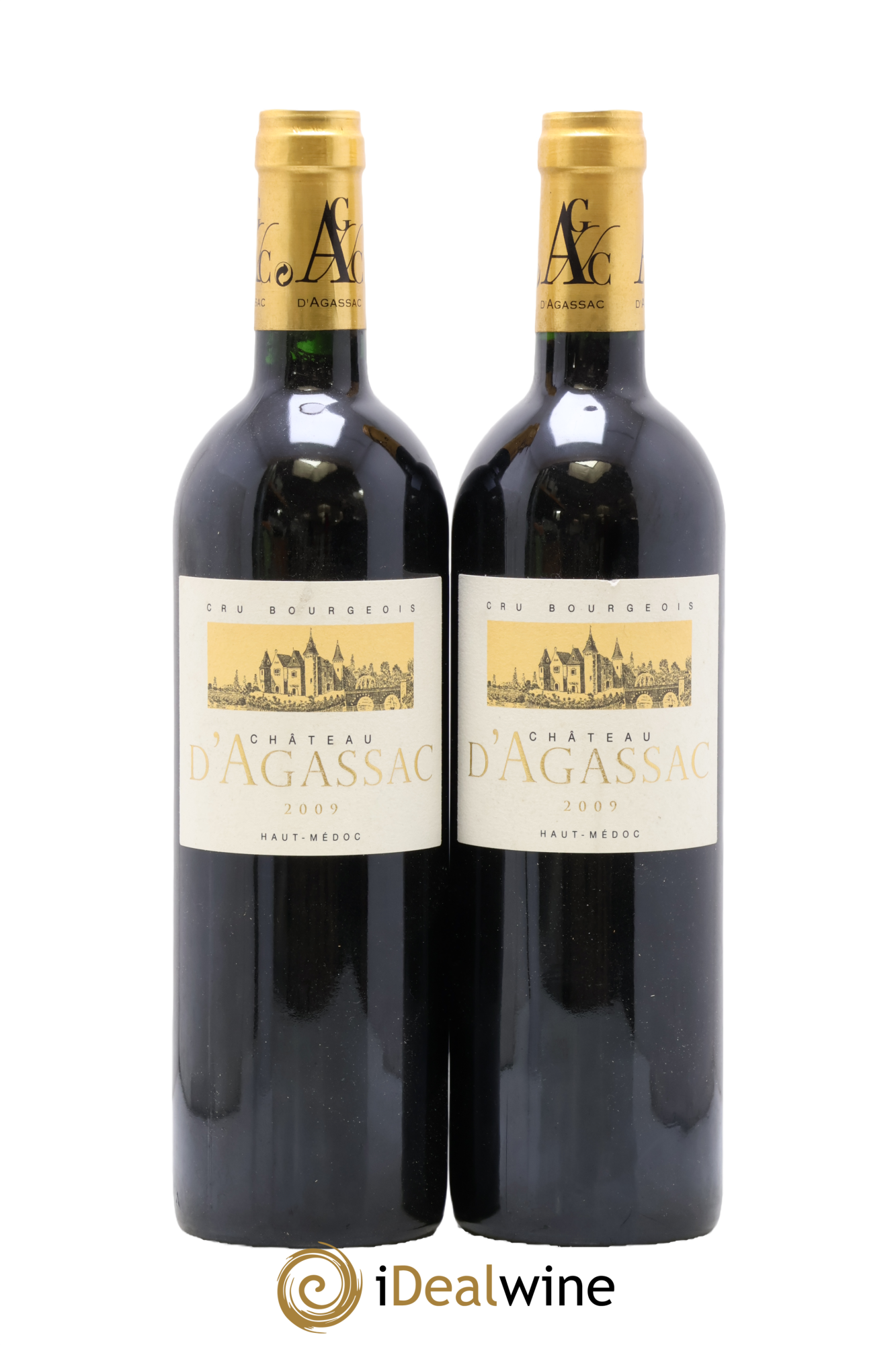 Château d' Agassac Cru Bourgeois 2009 - Lot de 2 bouteilles - 0