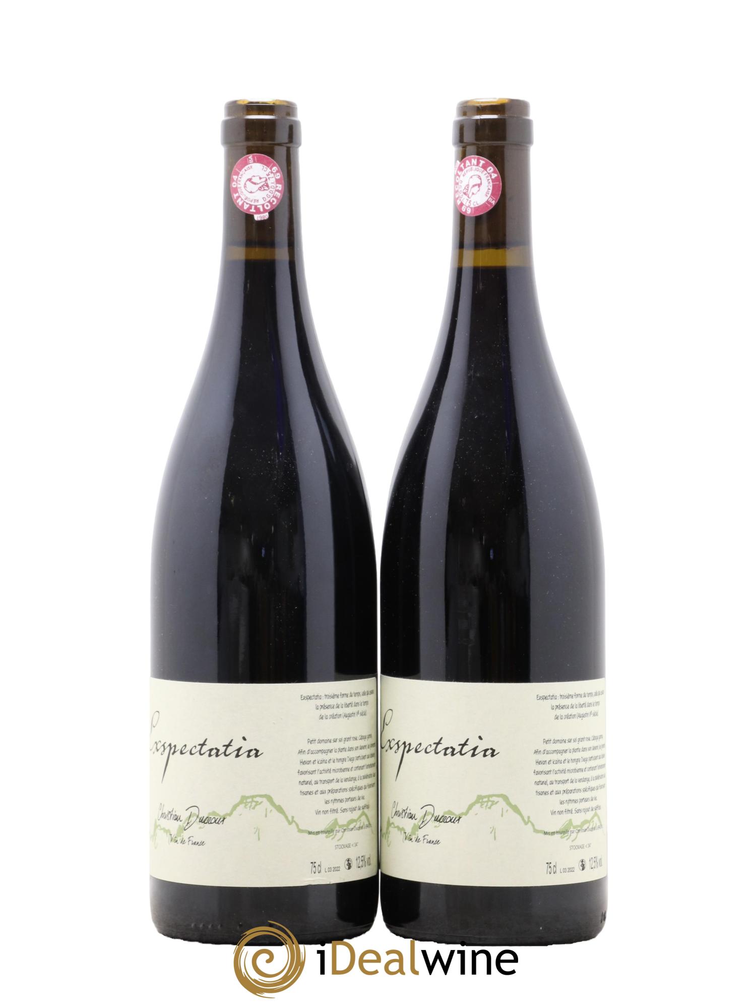 Vin de France Expectatia Christian Ducroux 2022 - Lot de 2 bouteilles - 0