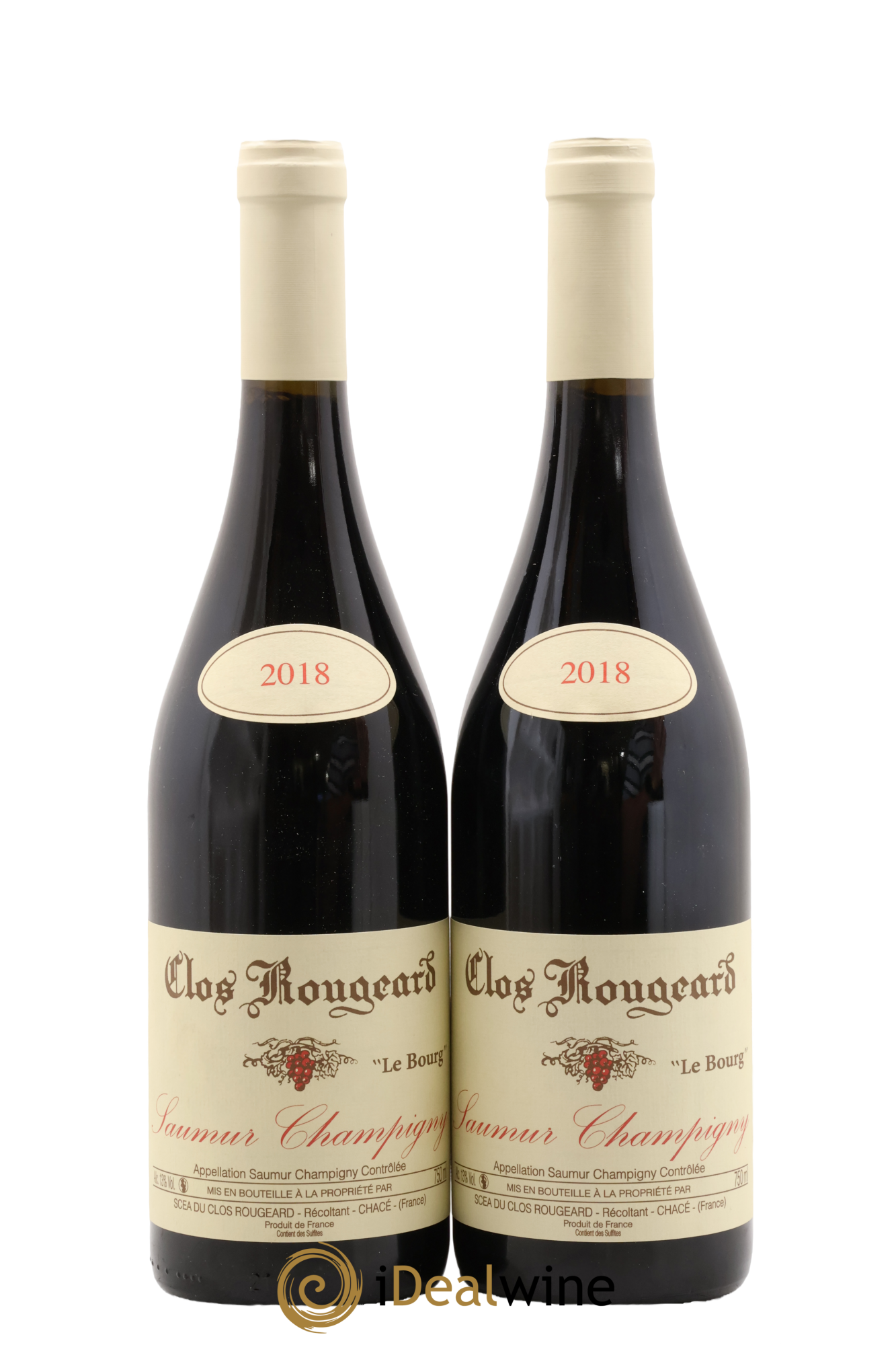Saumur-Champigny Le Bourg Clos Rougeard 2018 - Lotto di 2 bottiglie - 0