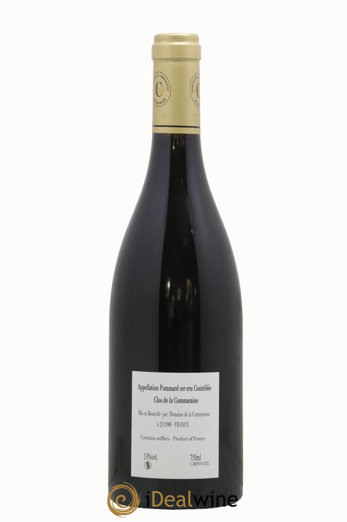 Pommard 1er Cru Clos de la Commaraine Domaine de la Commaraine 2022 - Lot of 1 bottle - 1