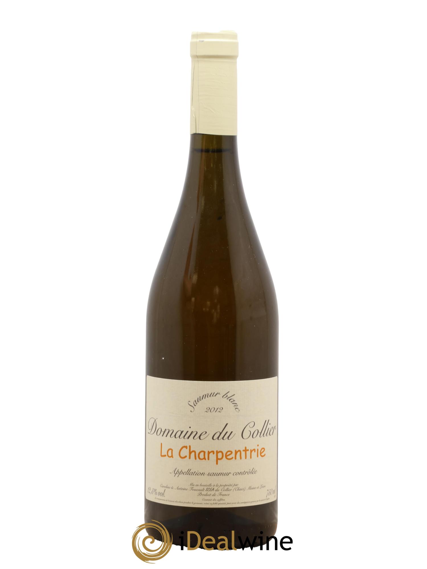 Saumur La Charpentrie Domaine du Collier 2012 - Lot de 1 bouteille - 0