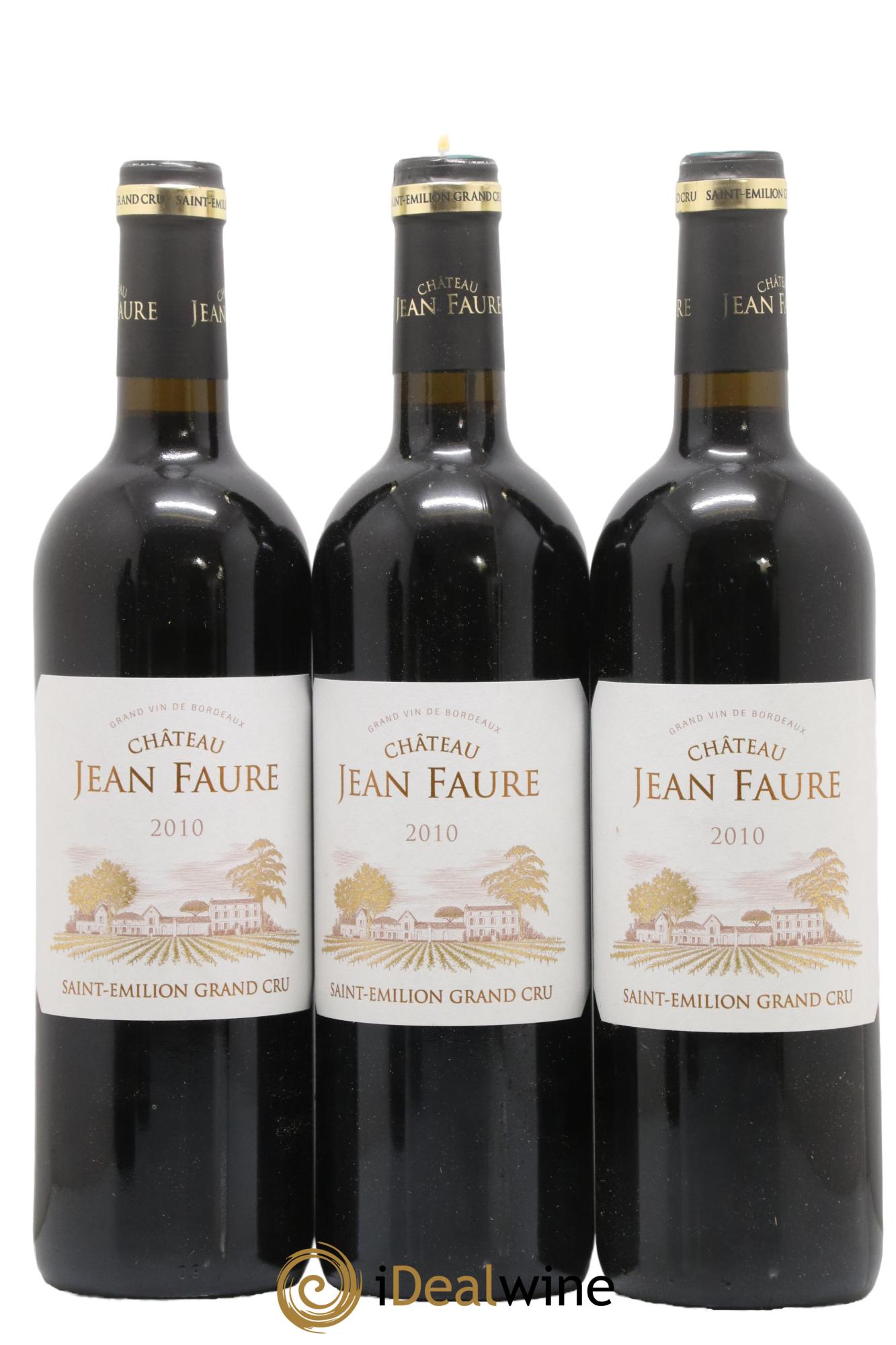 Château Jean Faure Grand Cru Classé 2010 - Lot de 3 bouteilles - 0