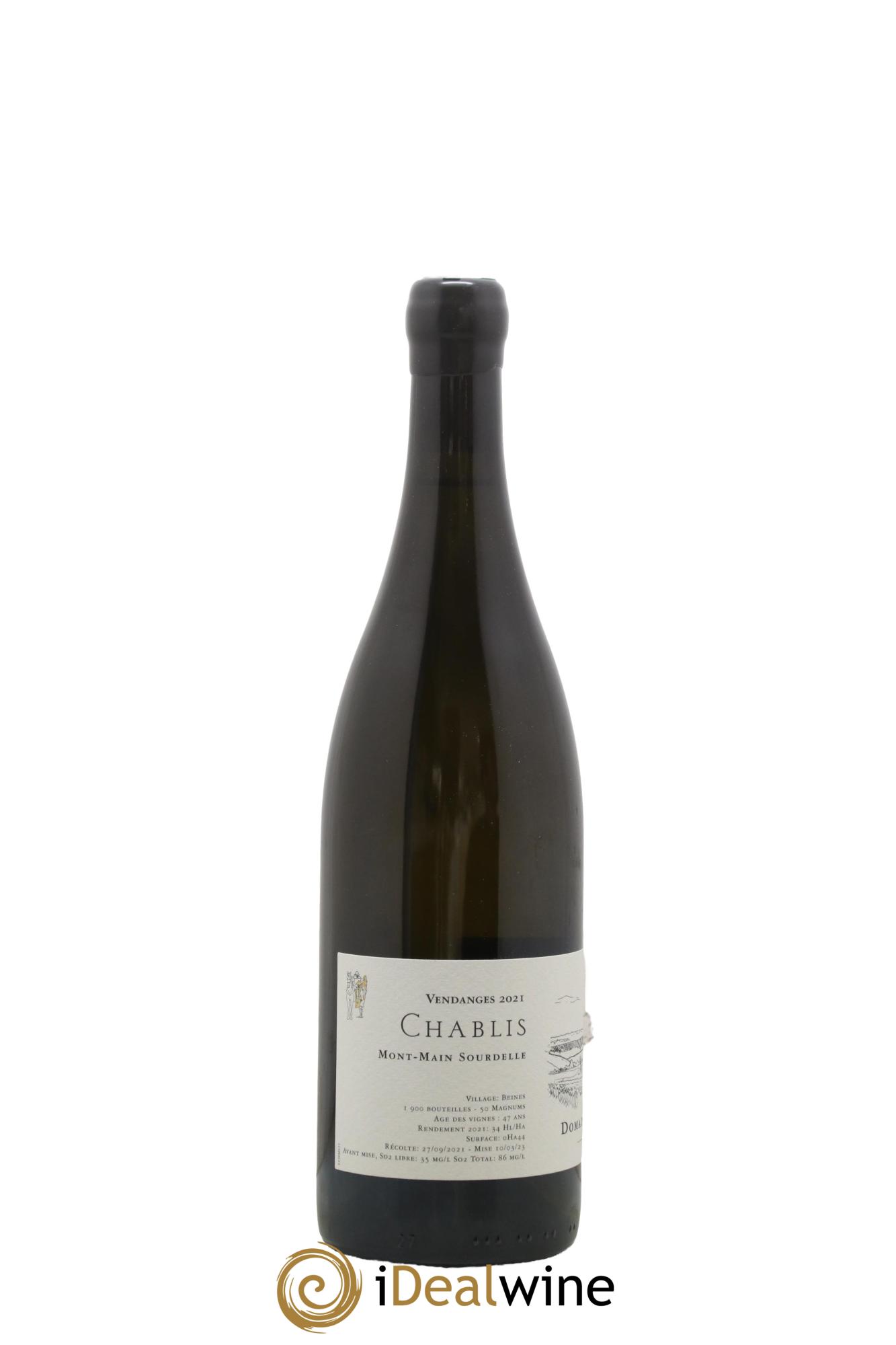 Chablis Mont-Main Sourdelle Jean Dauvissat Père et Fils 2021 - Lotto di 1 bottiglia - 1