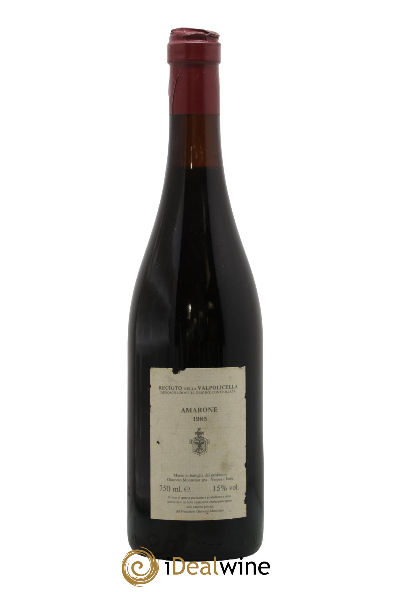 Amarone della Valpolicella DOC Cantina Privata del Fondatore Montresor 1985 - Posten von 1 Flasche - 1