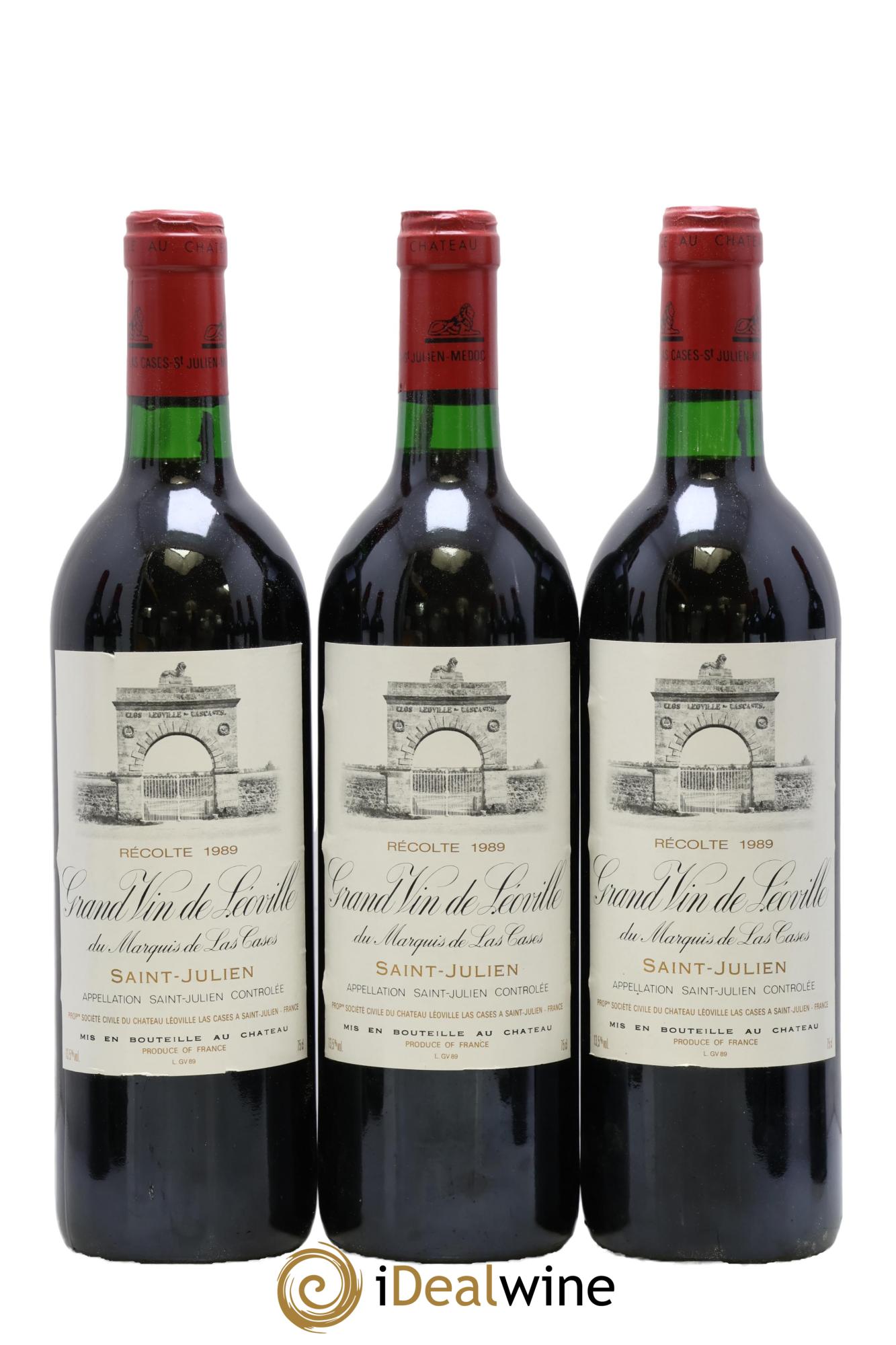 Château Léoville Las Cases 2ème Grand Cru Classé 1989 - Lot de 12 bouteilles - 3