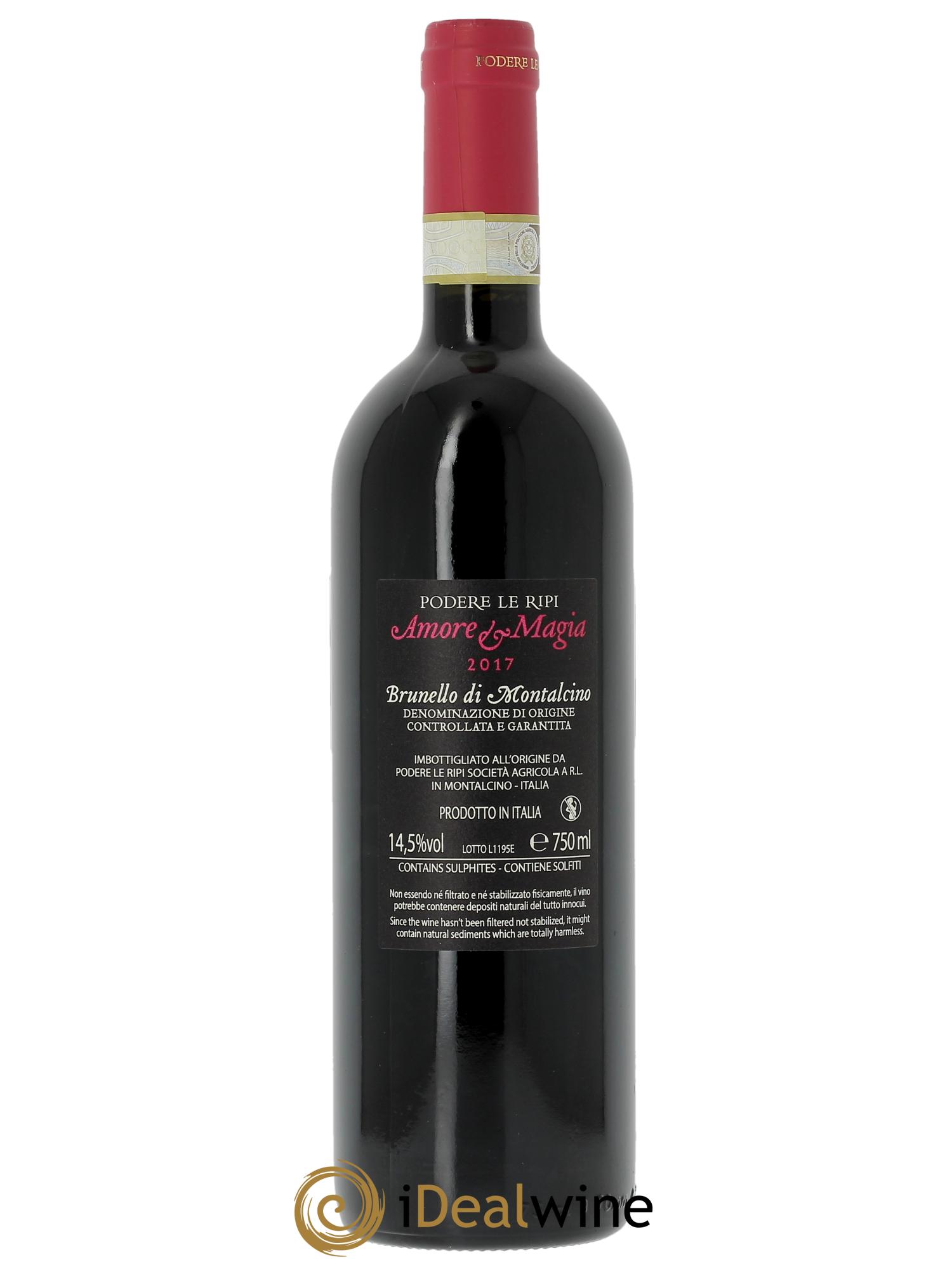 Brunello di Montalcino DOCG Amore e Magia Podere Le Ripi 2017 - Lot of 1 bottle - 1