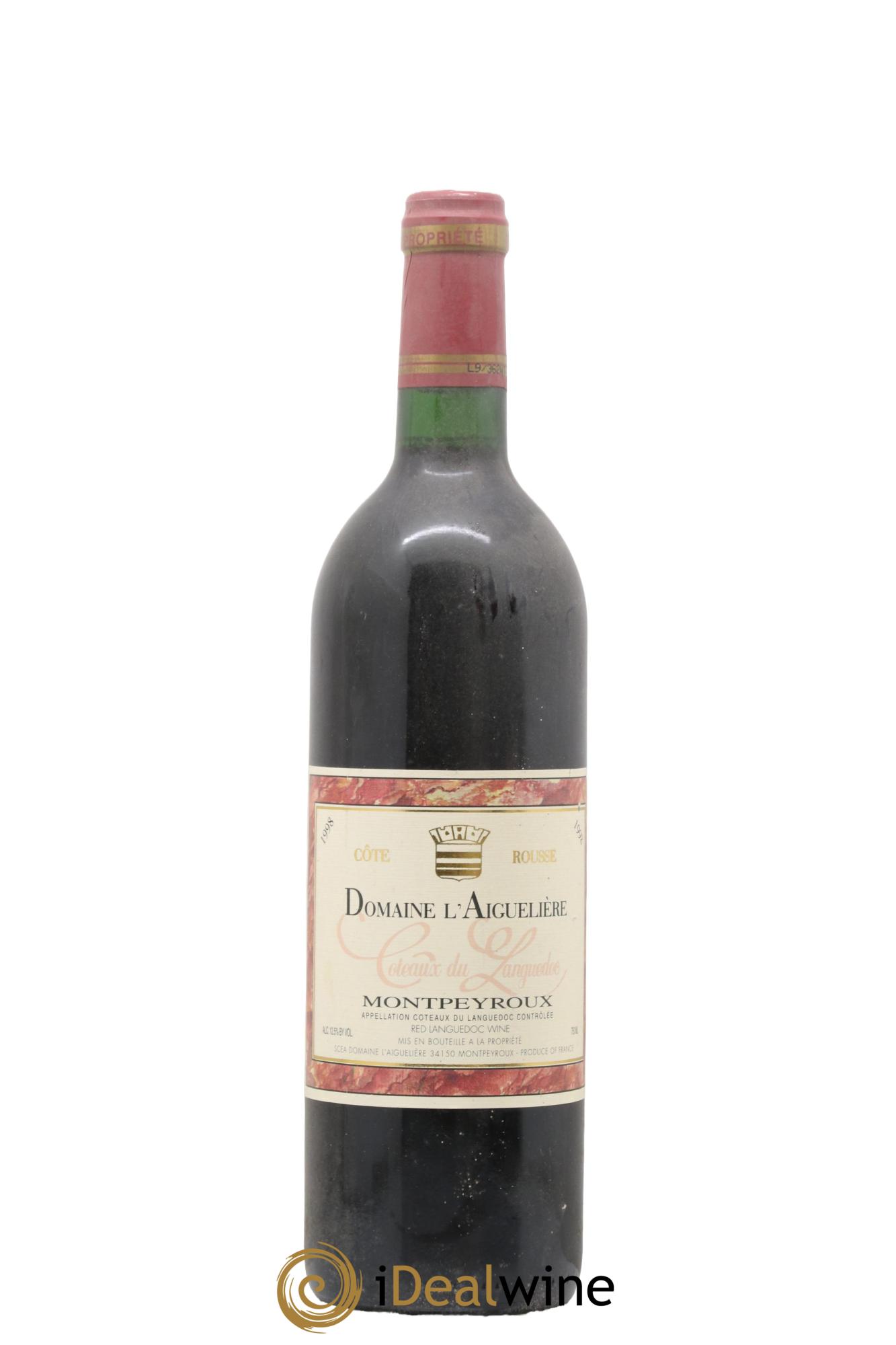 Languedoc Montpeyroux Domaine de l' Aiguelière Cote Rousse A. Commeyras 1998 - Lot de 1 bouteille - 0