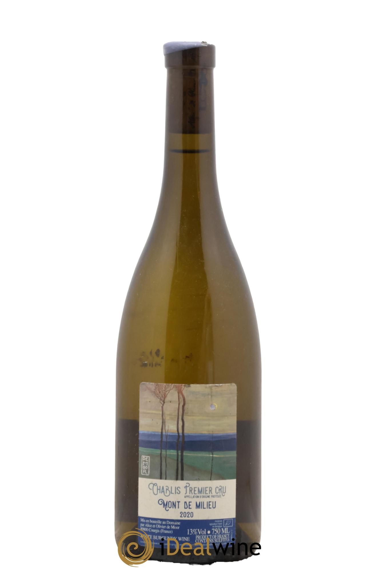 Chablis 1er Cru Mont de Milieu Alice et Olivier De Moor 2020 - Lot de 1 bouteille - 0