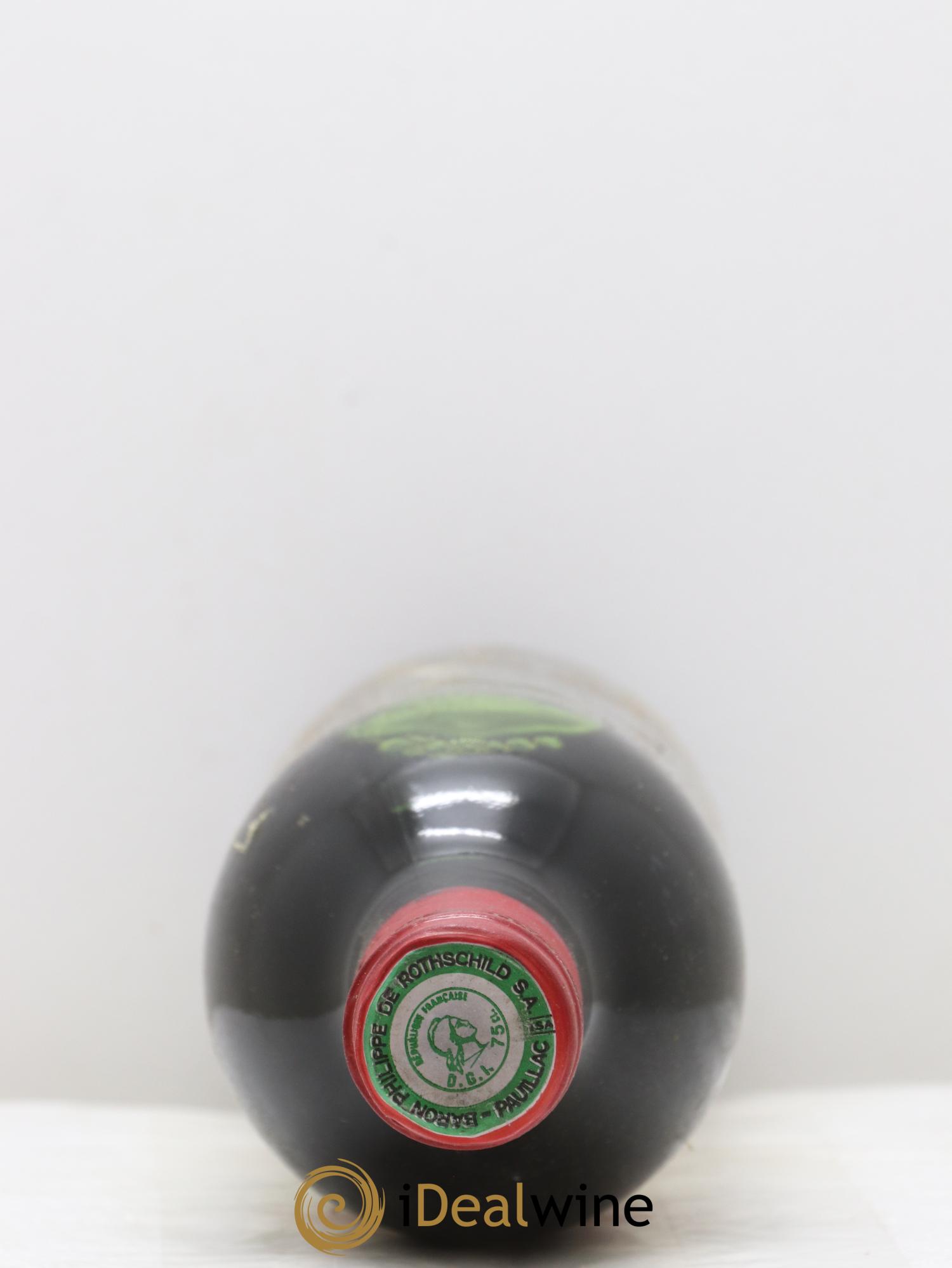 Château Mouton Rothschild 1er Grand Cru Classé 1978 - Lot de 1 bouteille - 1