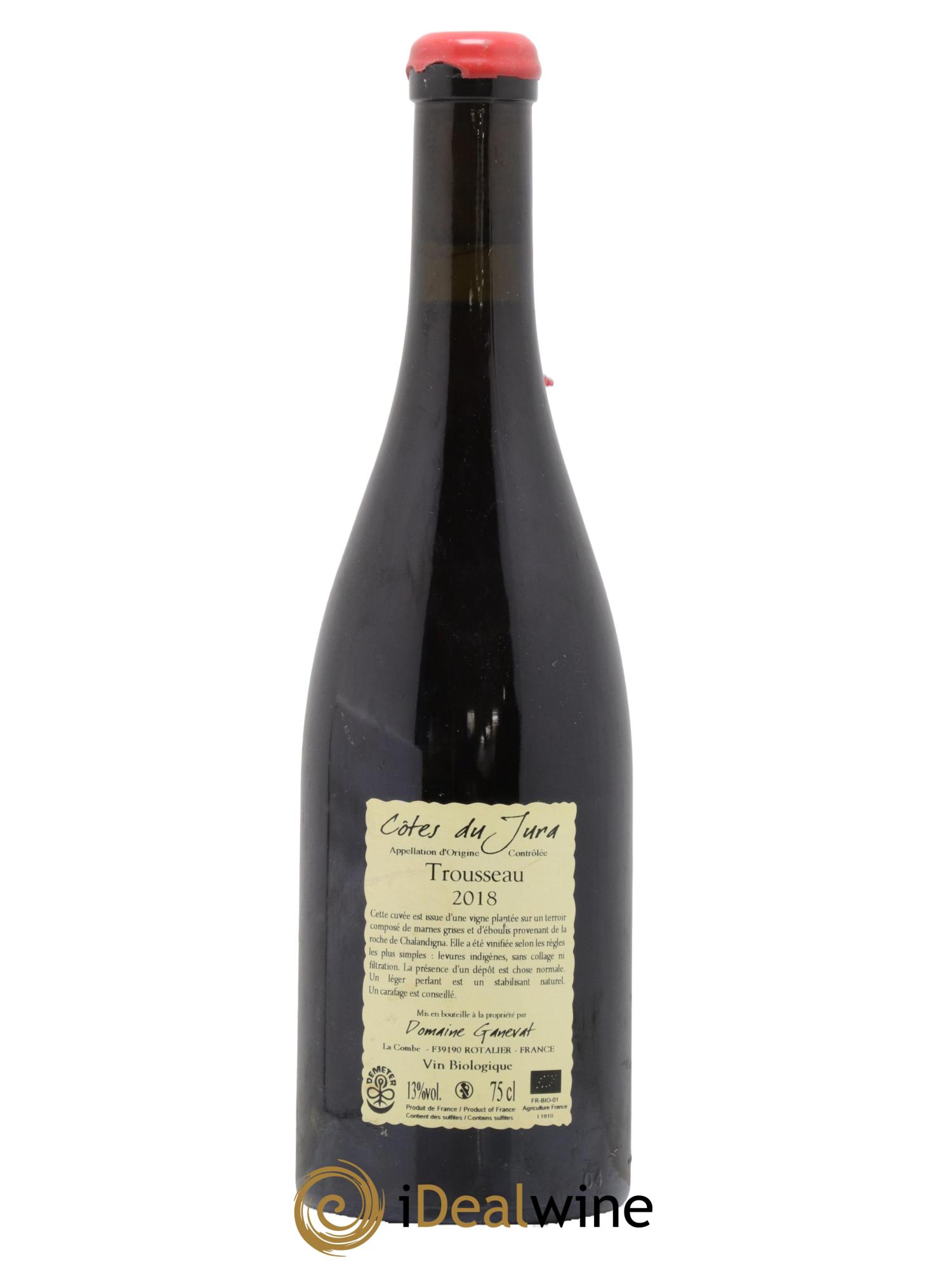 Côtes du Jura Plein Sud Jean-François Ganevat (Domaine) 2018 - Lot de 1 bouteille - 1