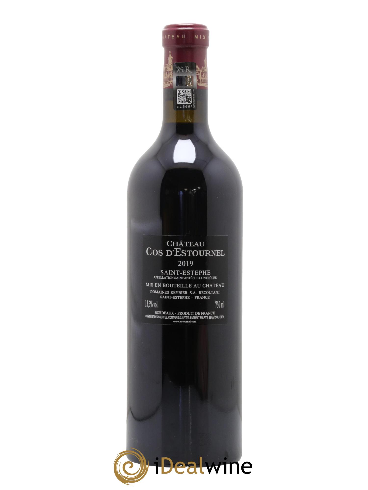 Cos d'Estournel 2ème Grand Cru Classé 2019 - Posten von 1 Flasche - 1
