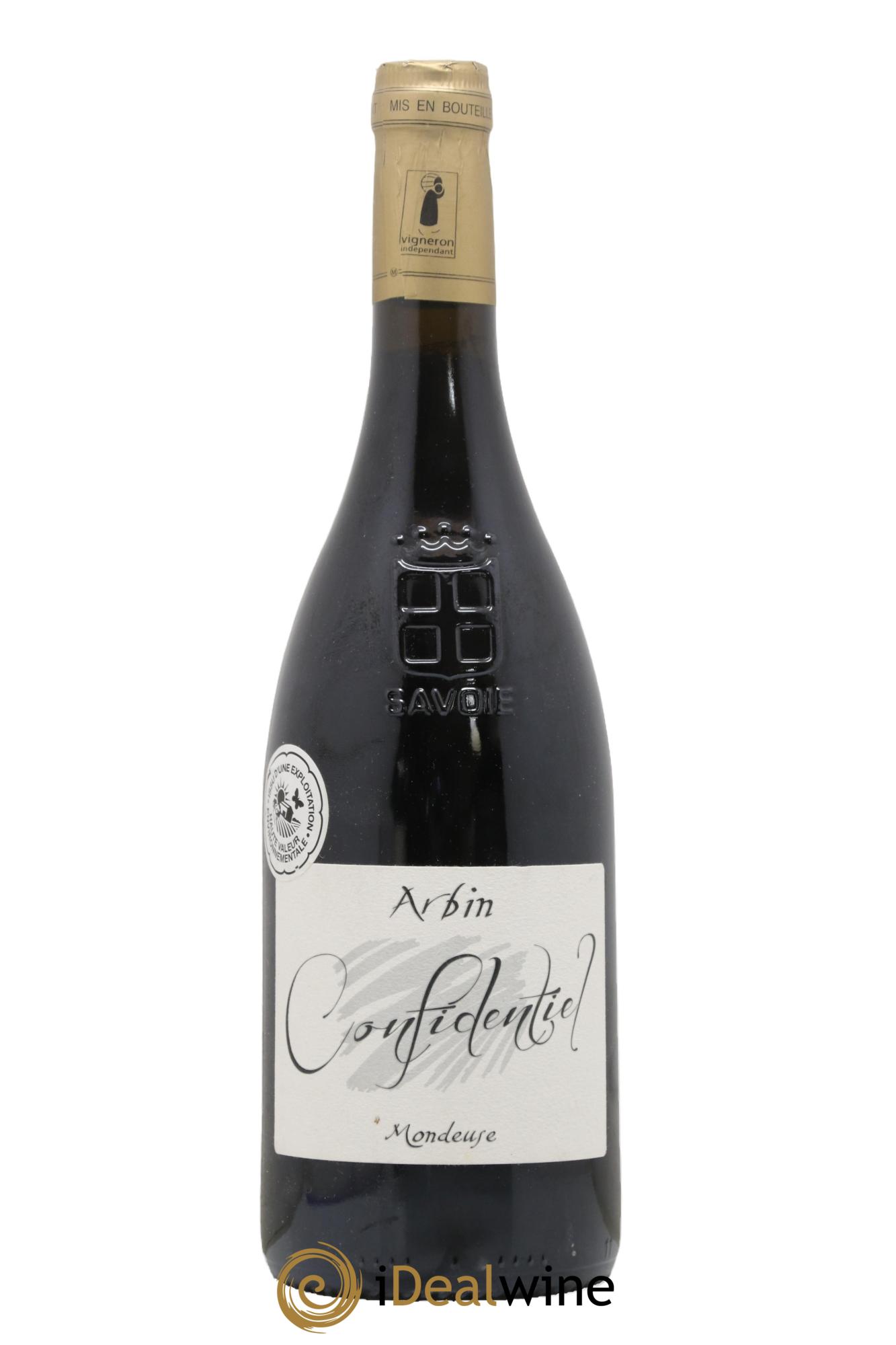 Vin de Savoie Arbin Mondeuse Confidentiel Trosset 2018 - Lot de 1 bouteille - 0