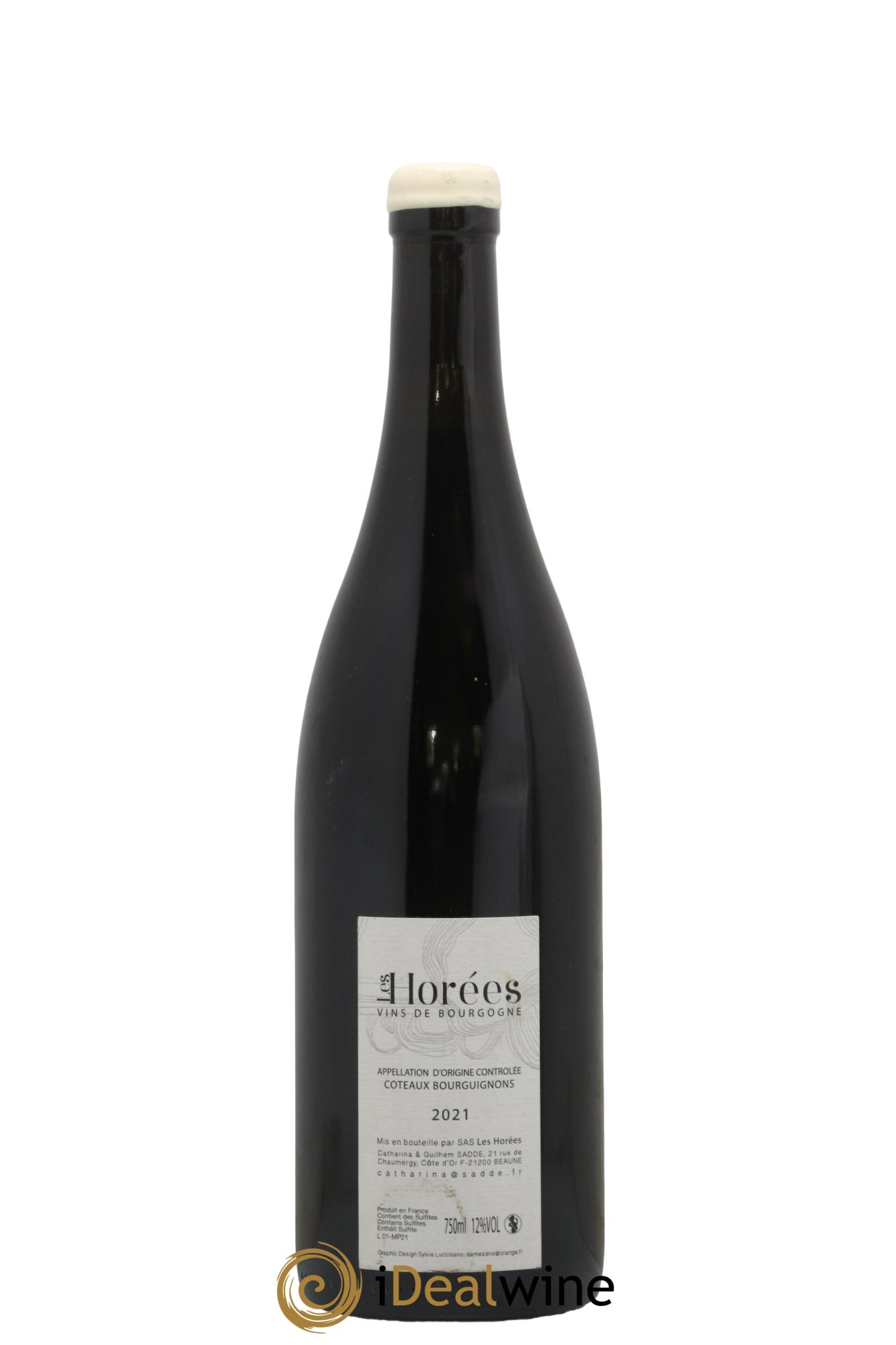 Côteaux Bourguignons Mon Poulain Les Horées 2021 - Lot de 1 bouteille - 1