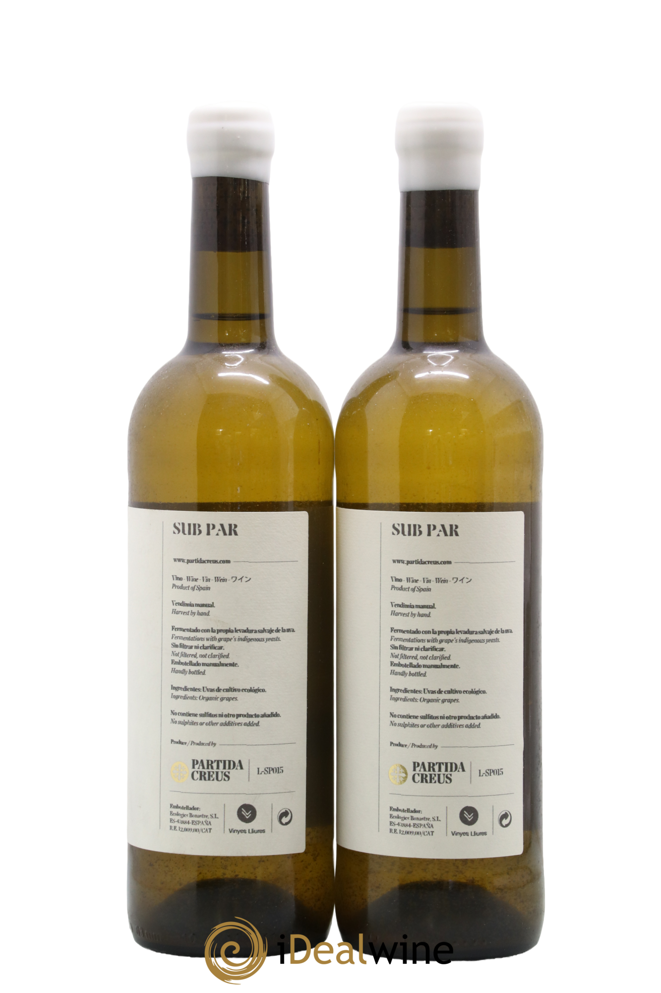 Espagne Vino de Espana SP Subirat Parent Partida Creus 2015 - Lot of 2 bottles - 1