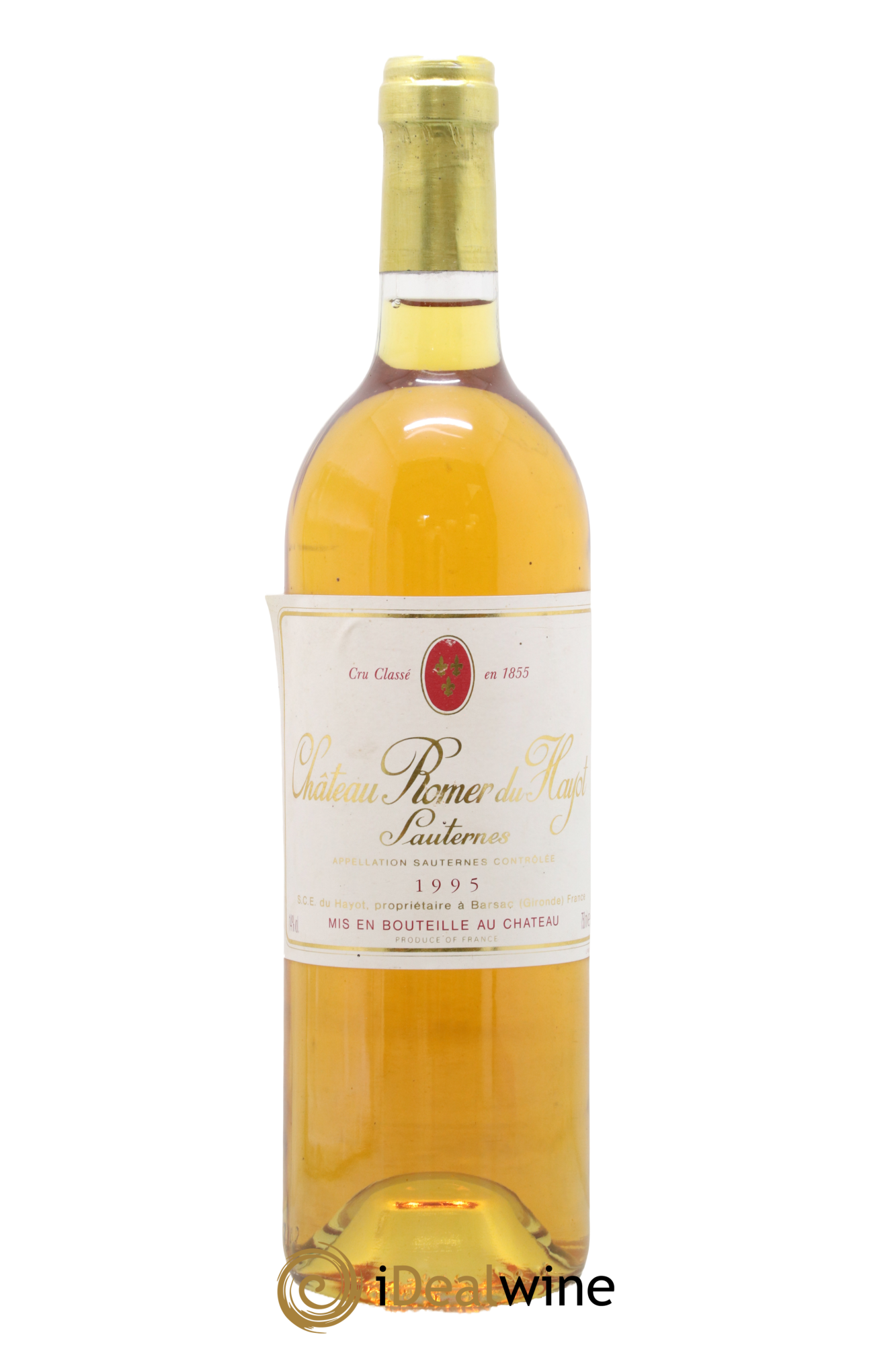 Château Romer du Hayot 2ème Grand Cru Classé 1995 - Lot de 1 bouteille - 0