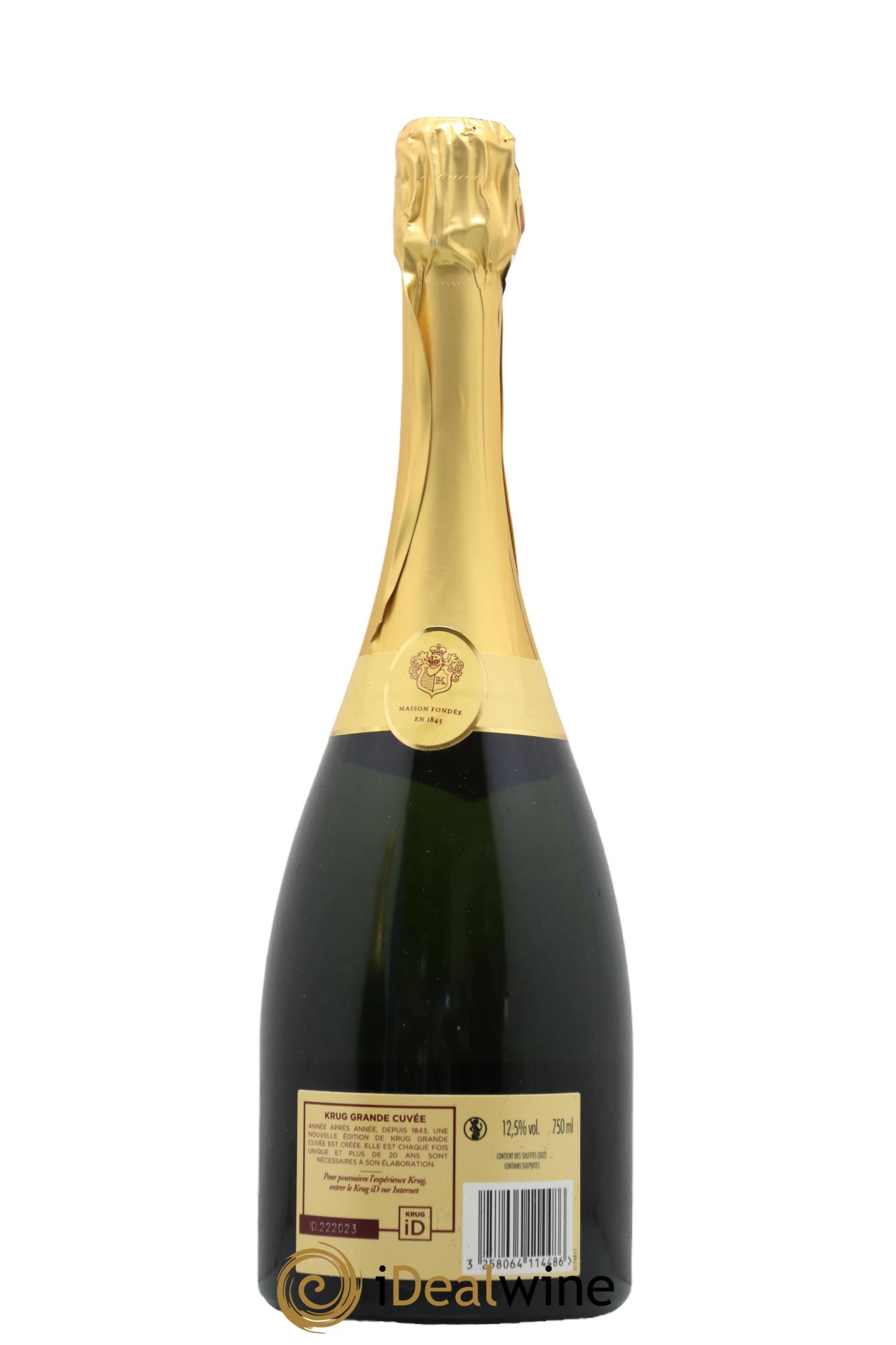 Grande Cuvée Brut - 171ème édition Krug - Lot de 1 bouteille - 1