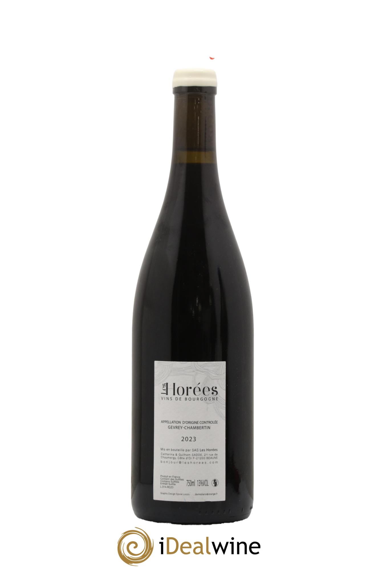 Gevrey-Chambertin J'écris ton nom Les Horées 2023 - Lot de 1 bouteille - 1