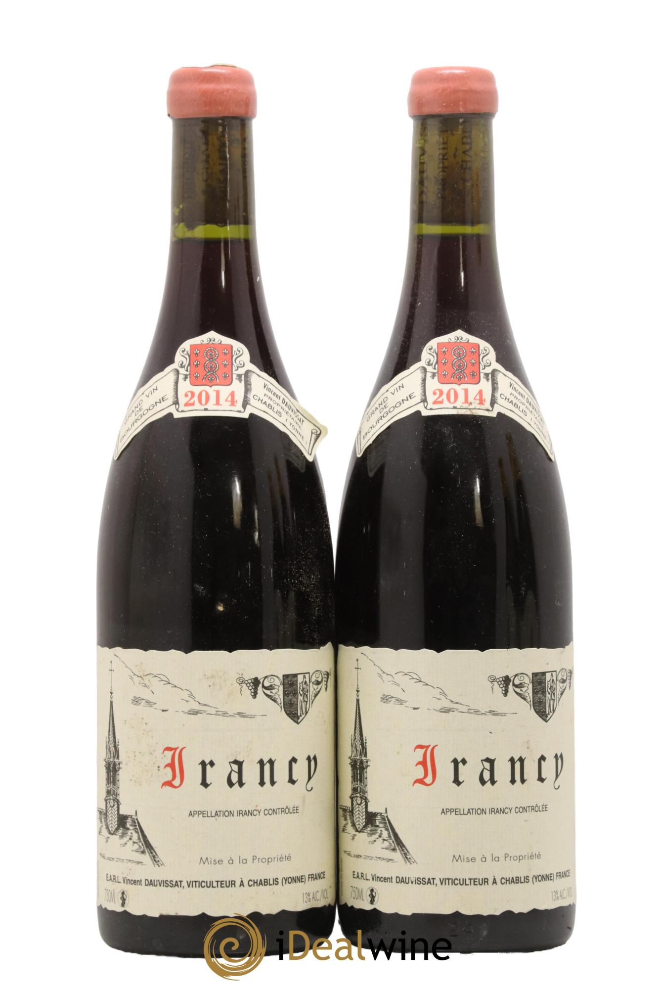 Irancy Vincent Dauvissat (Domaine) 2014 - Lot de 2 bouteilles - 0