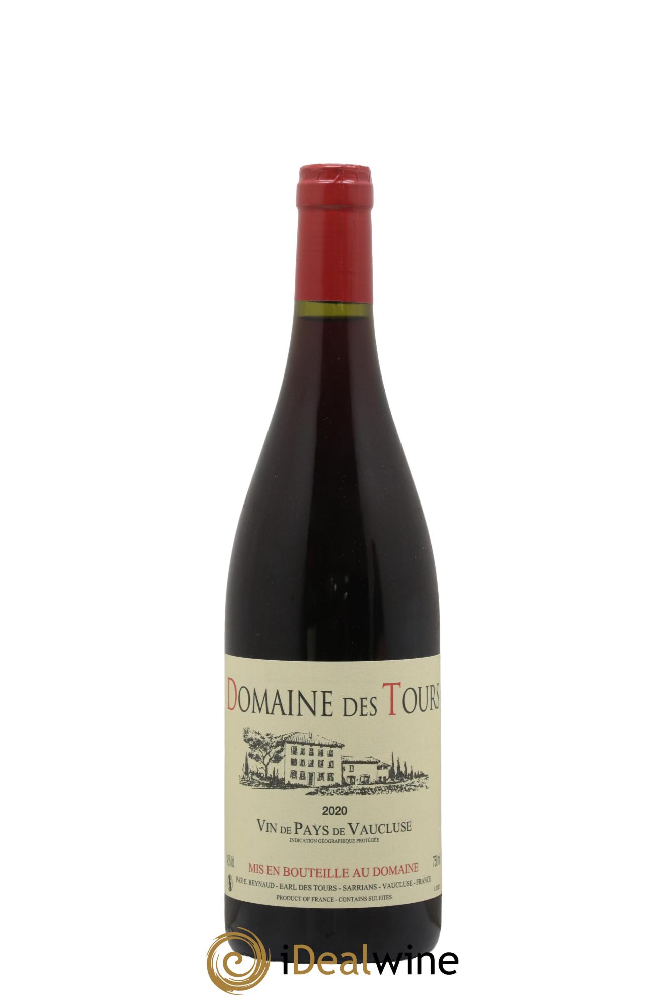 IGP Vaucluse (Vin de Pays de Vaucluse) Domaine des Tours Emmanuel Reynaud 2020 - Lot of 1 bottle - 0