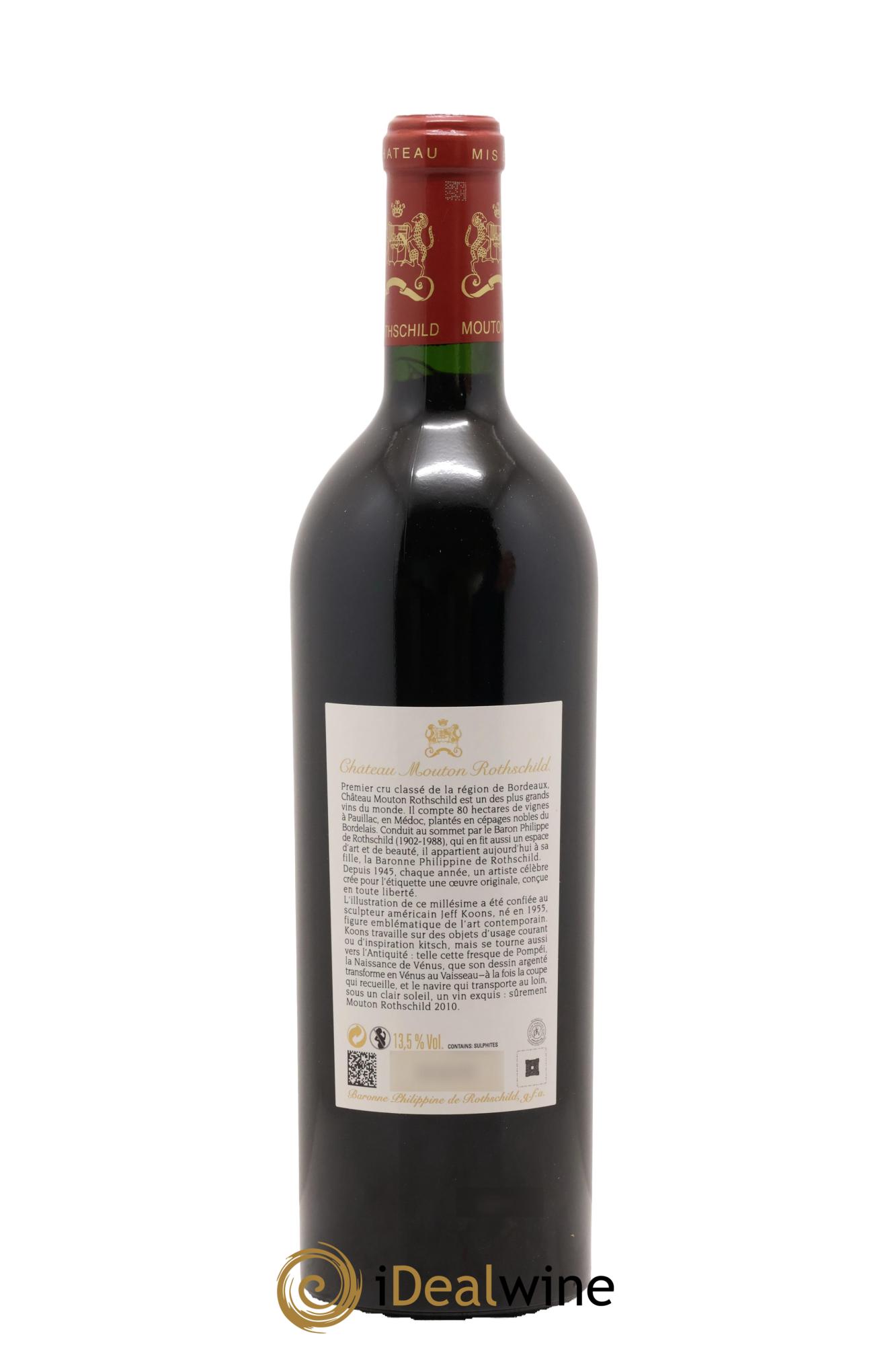 Château Mouton Rothschild 1er Grand Cru Classé 2010 - Lotto di 1 bottiglia - 1
